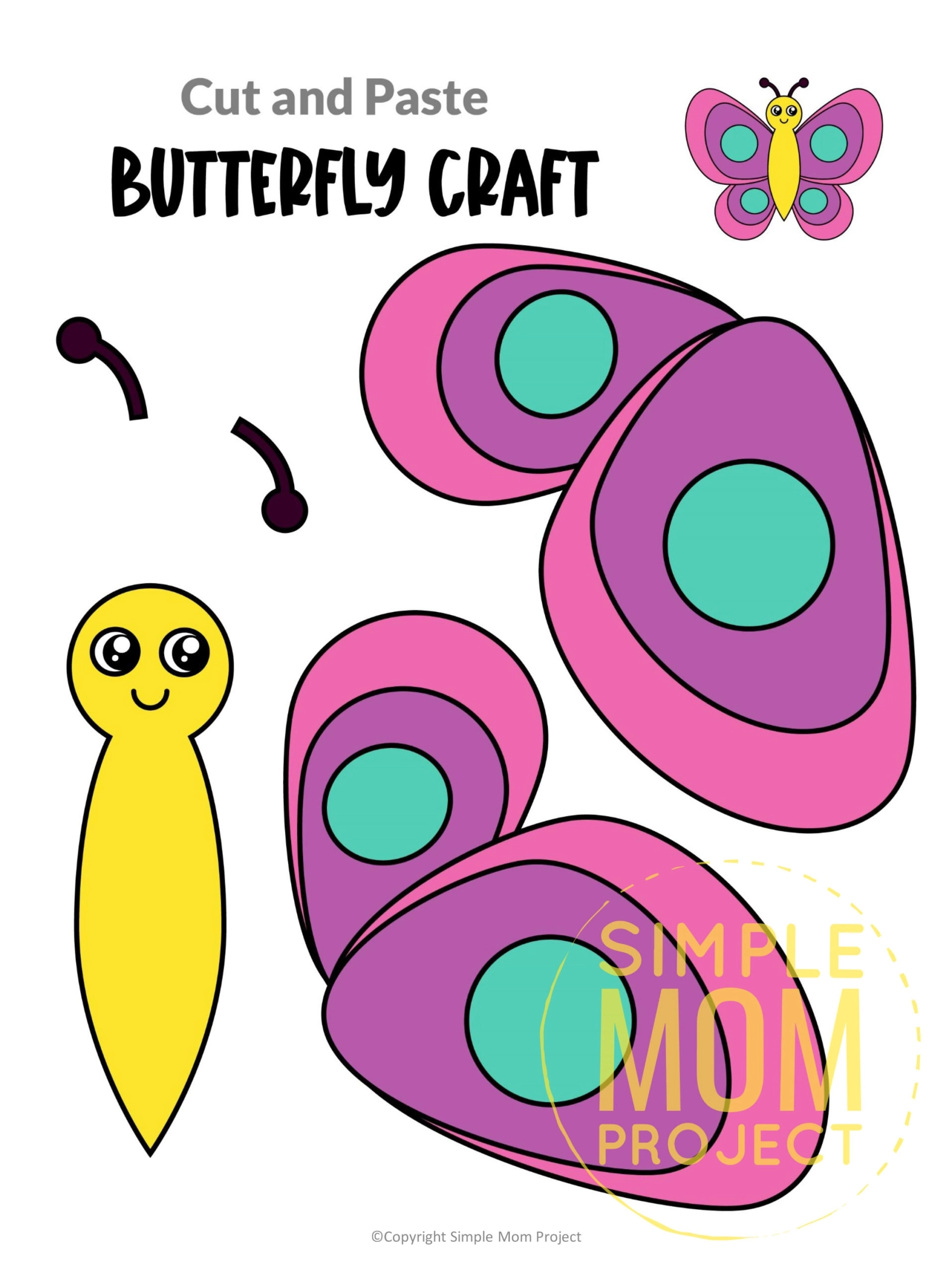 Insect Bug Crafts 12 Full Color Printable Cut Paste Templates For Kids Simple Mom Project Store Insect Bug Crafts 12 Full Color Printable Cut Paste Templates For Kids Simple Mom Project Store