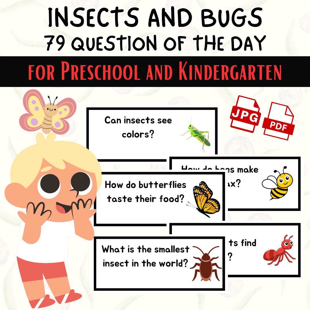 Insects And Bugs 79 Question Of The Day For Preschool And Kindergarten Made By Teachers Insects And Bugs 79 Question Of The Day For Preschool And Kindergarten Made By Teachers