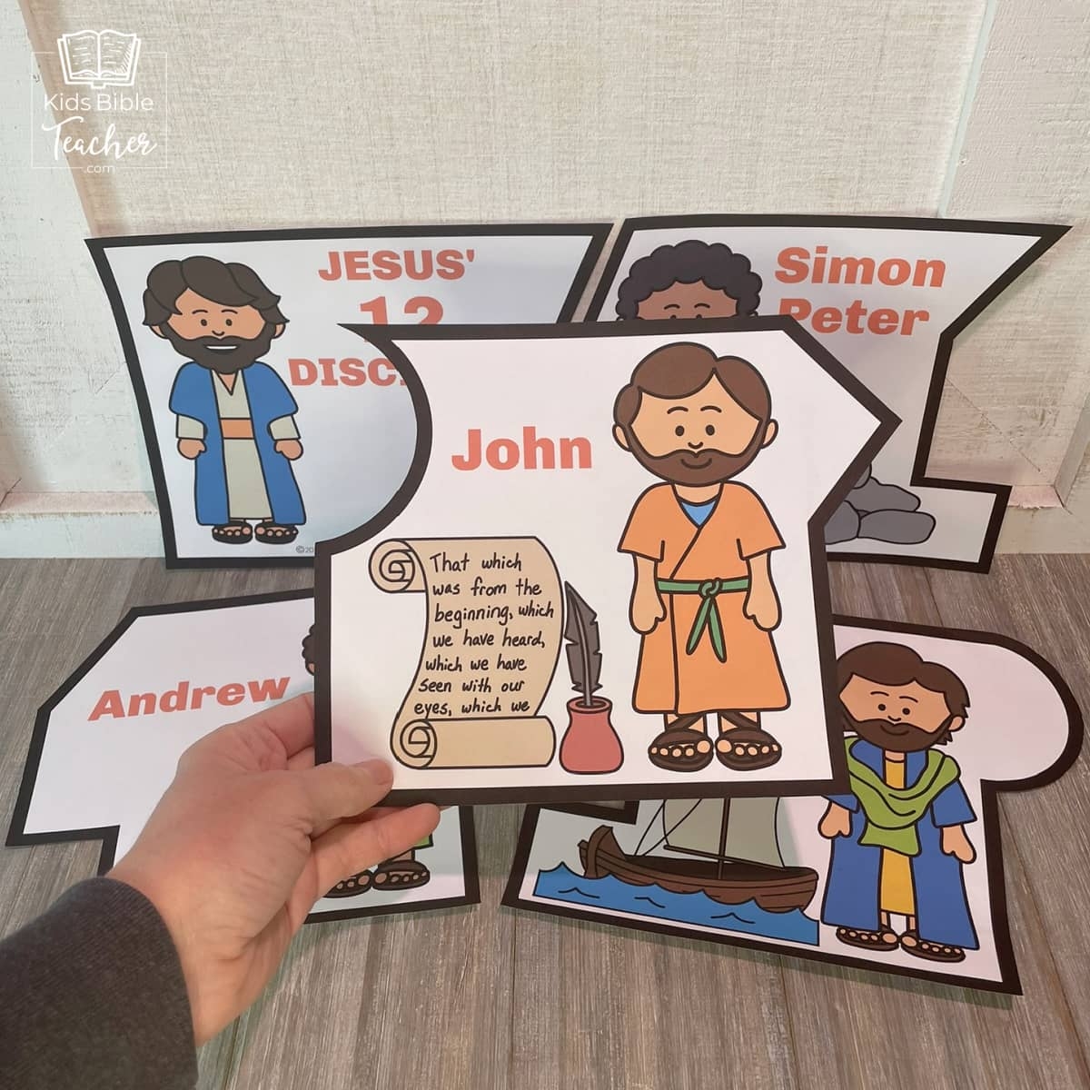 Jesus 12 Disciples Puzzle Kids Bible Teacher Jesus 12 Disciples Puzzle Kids Bible Teacher