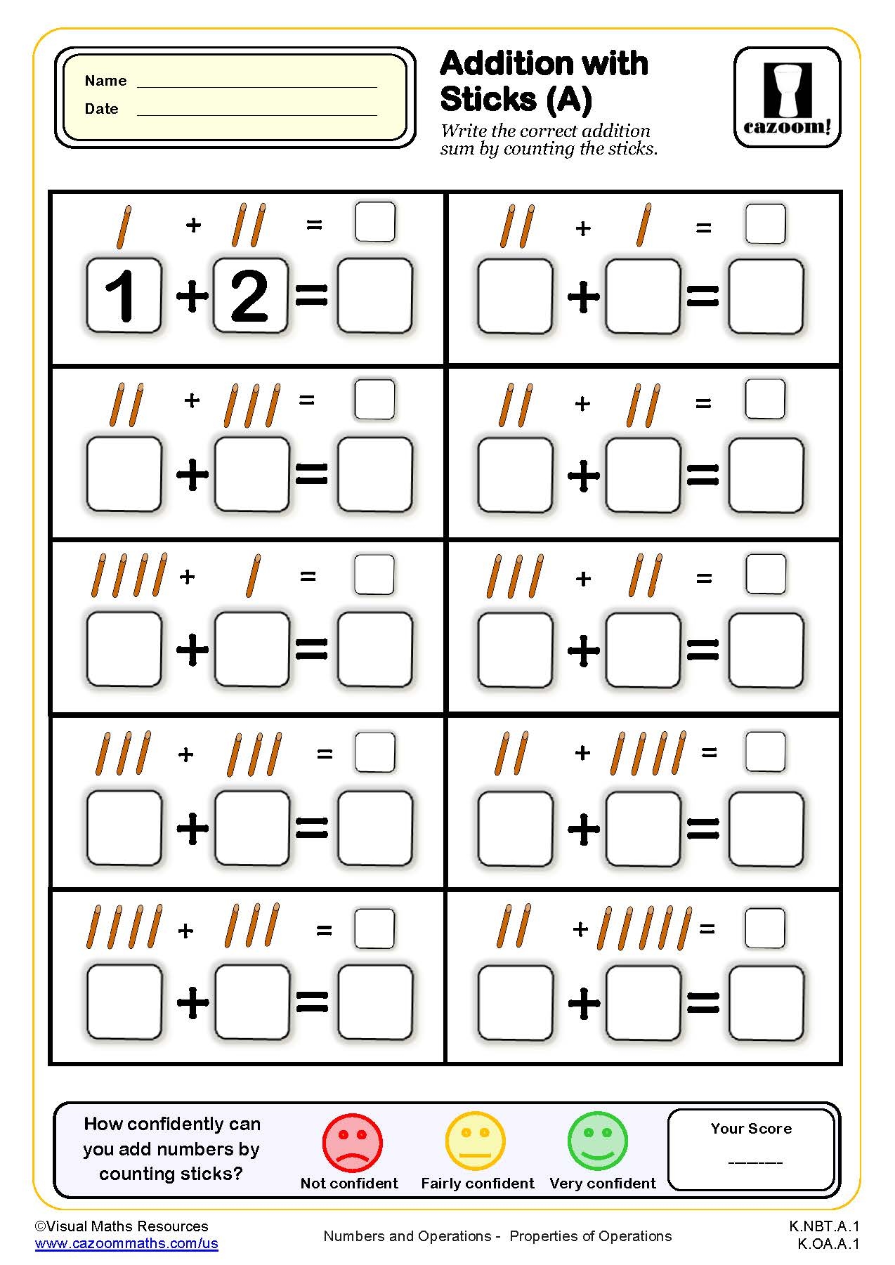 Kindergarten Math Worksheets Free Printable PDFs With Answers