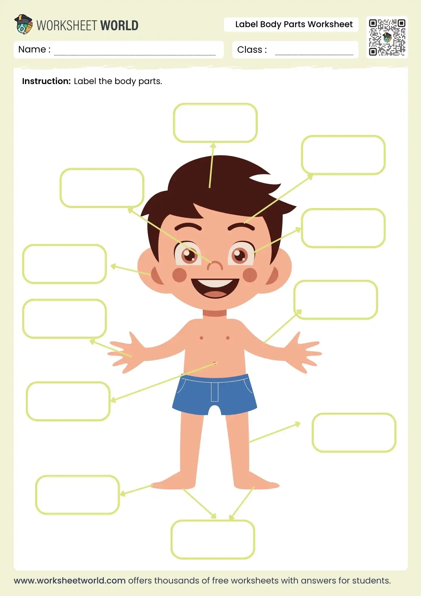 Label Body Parts Worksheet Worksheet World Label Body Parts Worksheet Worksheet World