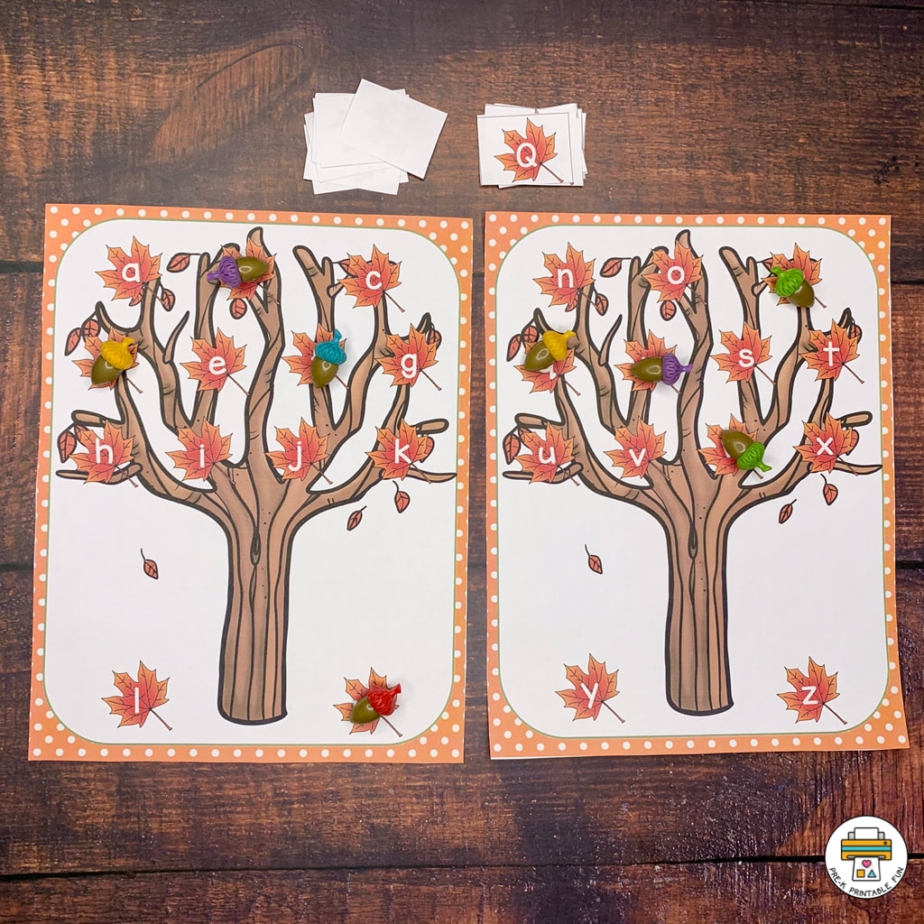 Leaves Trees Activity Pack Pre K Printable Fun