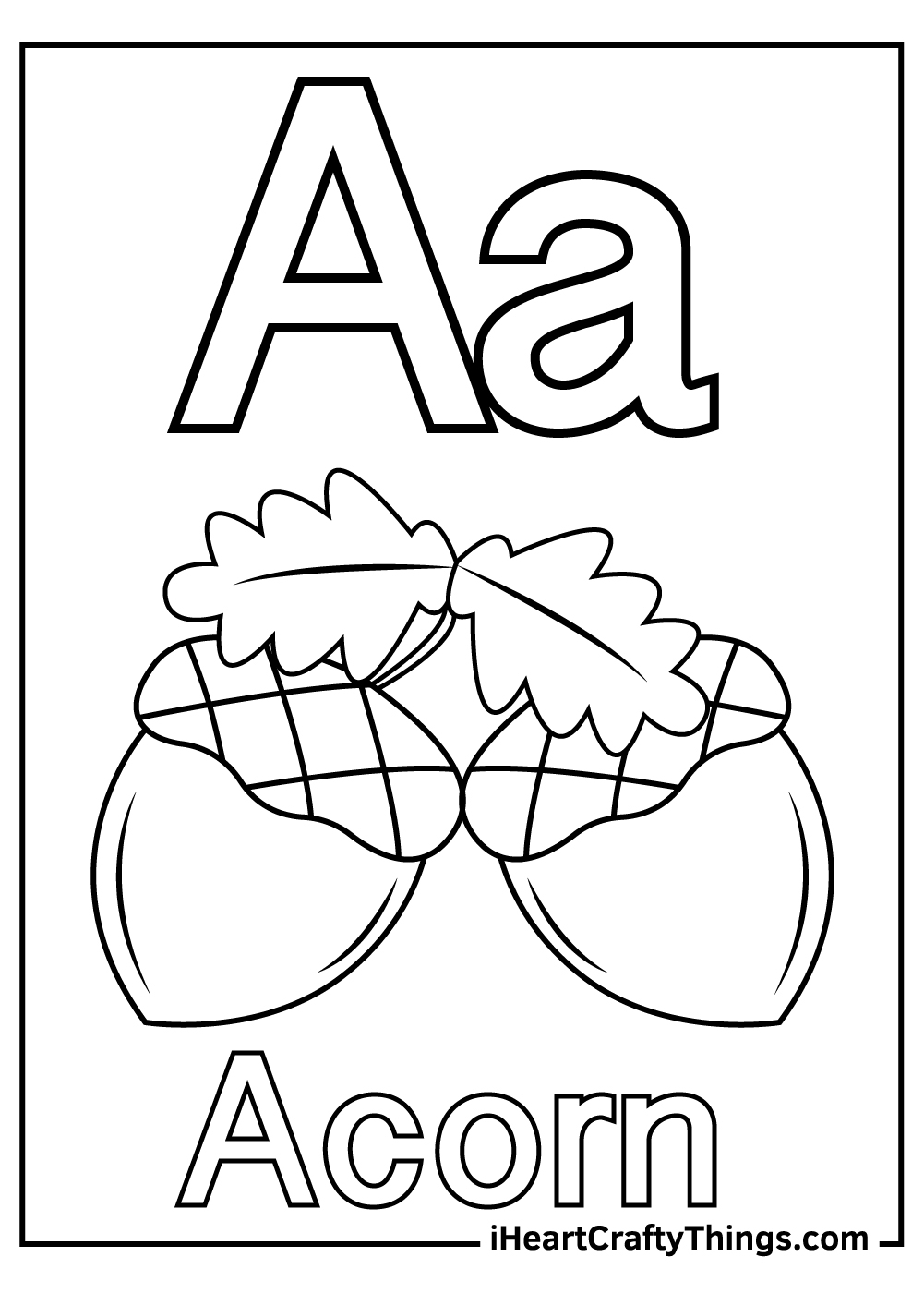 Letter A Coloring Pages 100 Free Printables