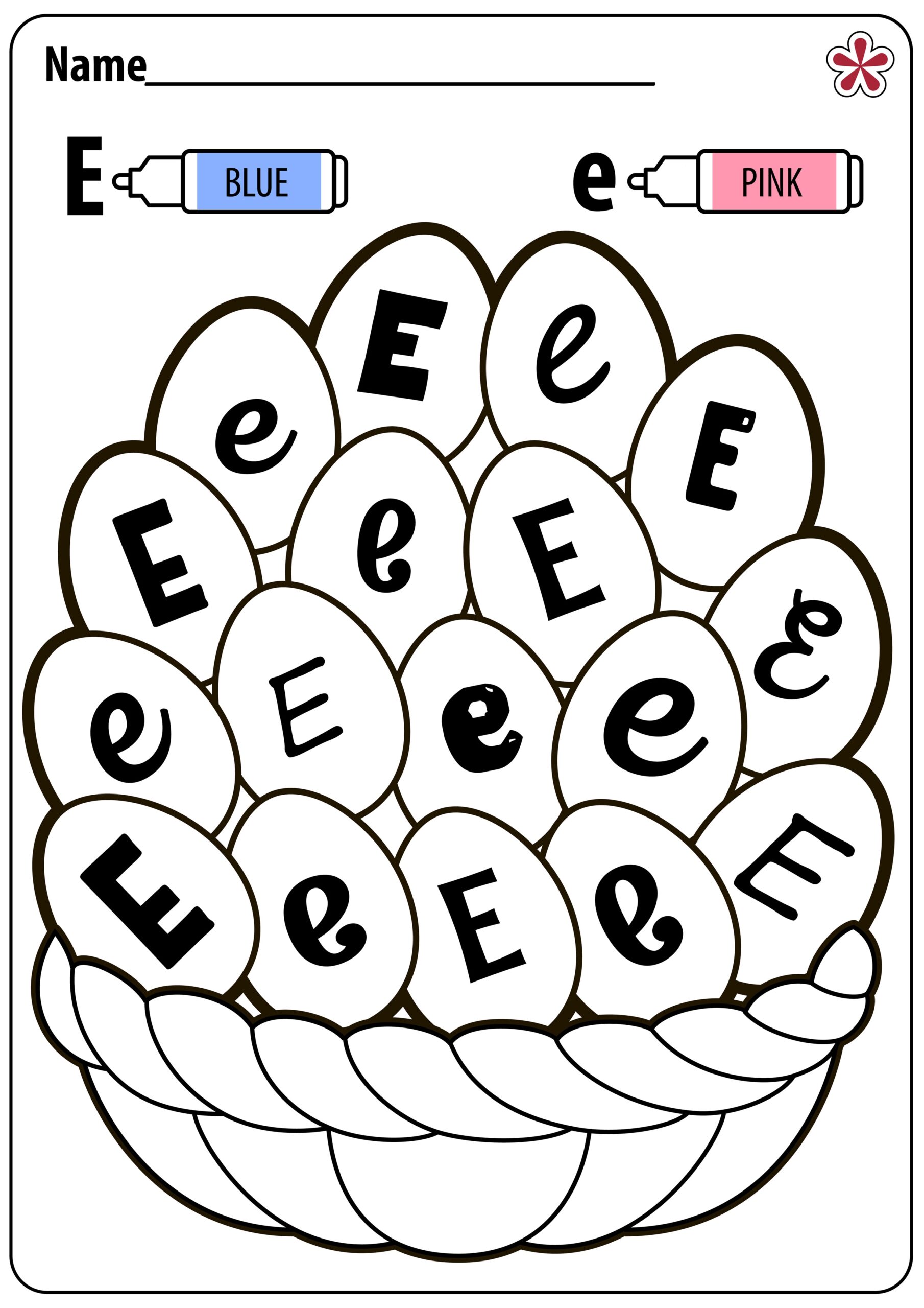 Letter E Worksheets For Kindergarten And Preschool TeachersMag Worksheets Library