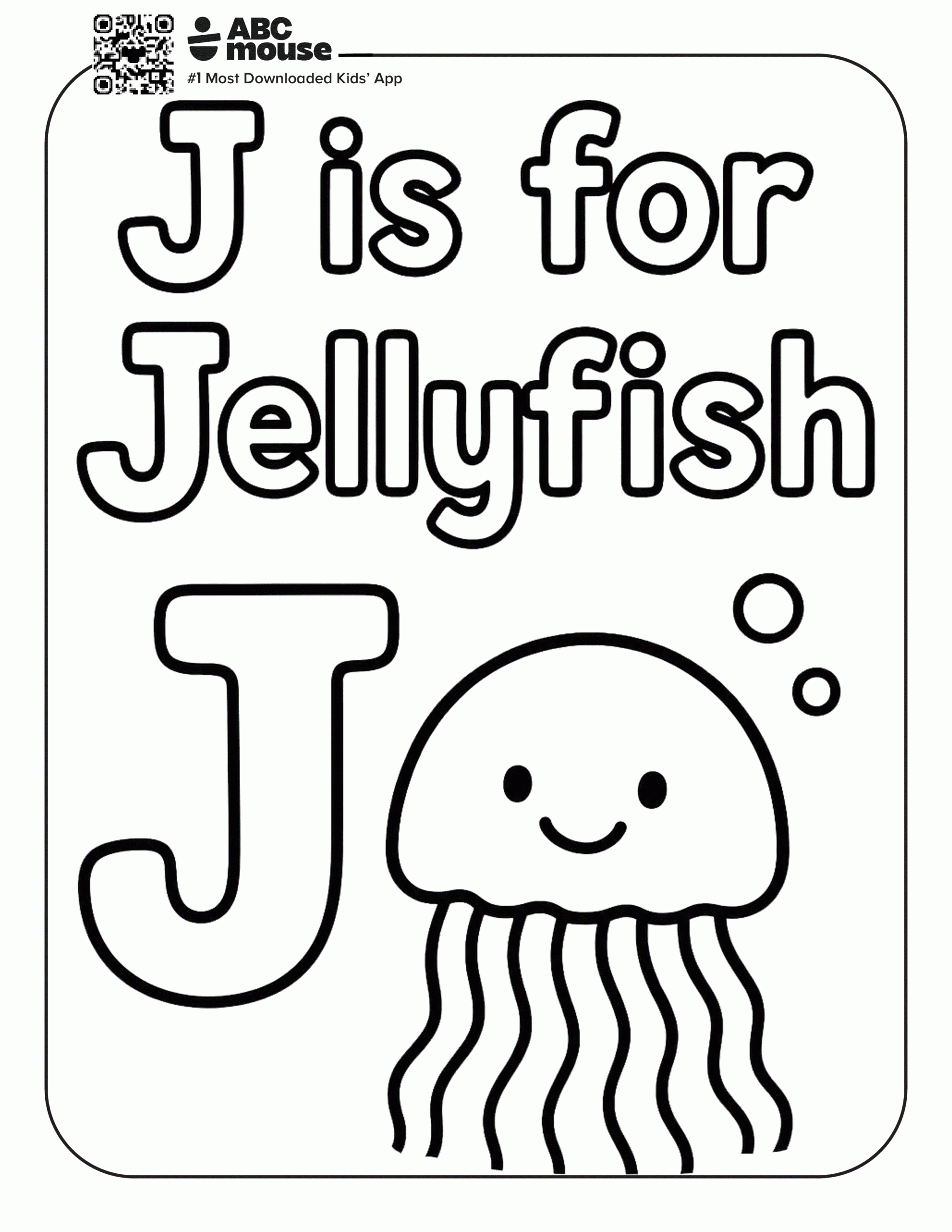 Letter J Coloring Pages Free Printables ABCmouse