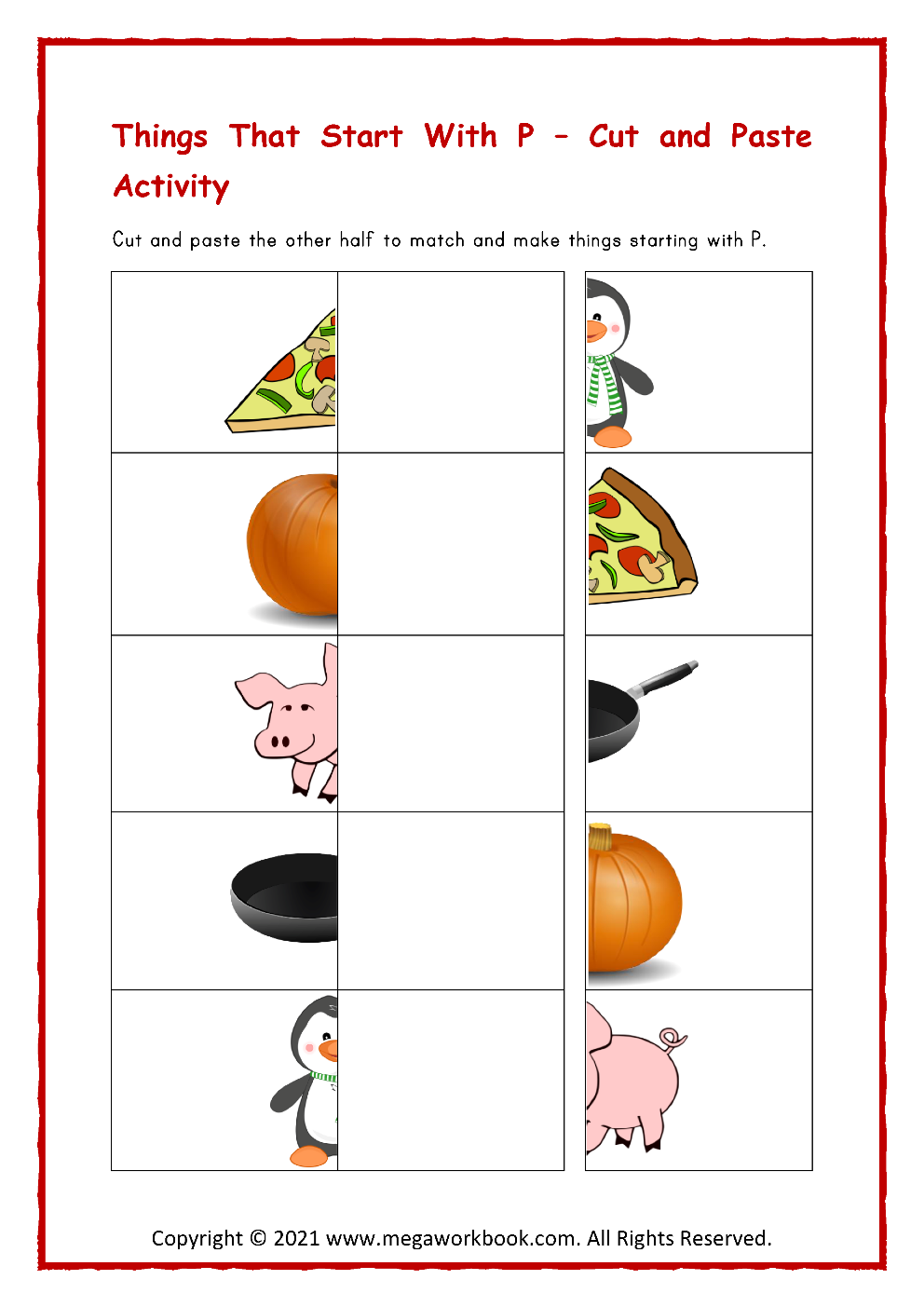 Letter P Activities Preschool Letter P Worksheets Letter P Crafts Letter P Printables MegaWorkbook