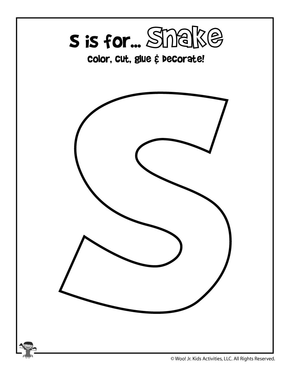 Letter S Worksheets Crafts Woo Jr Kids Activities Children s Publishing