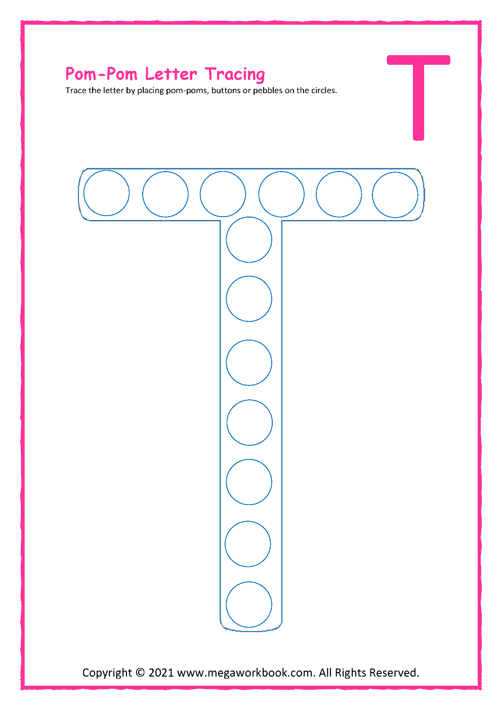 Letter T Activities For Preschool Letter T Worksheets Letter T Crafts Letter T Printables MegaWorkbook