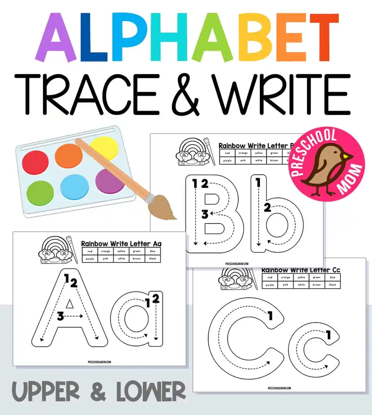 Letter Tracing Worksheets Preschool Mom Letter Tracing Worksheets Preschool Mom