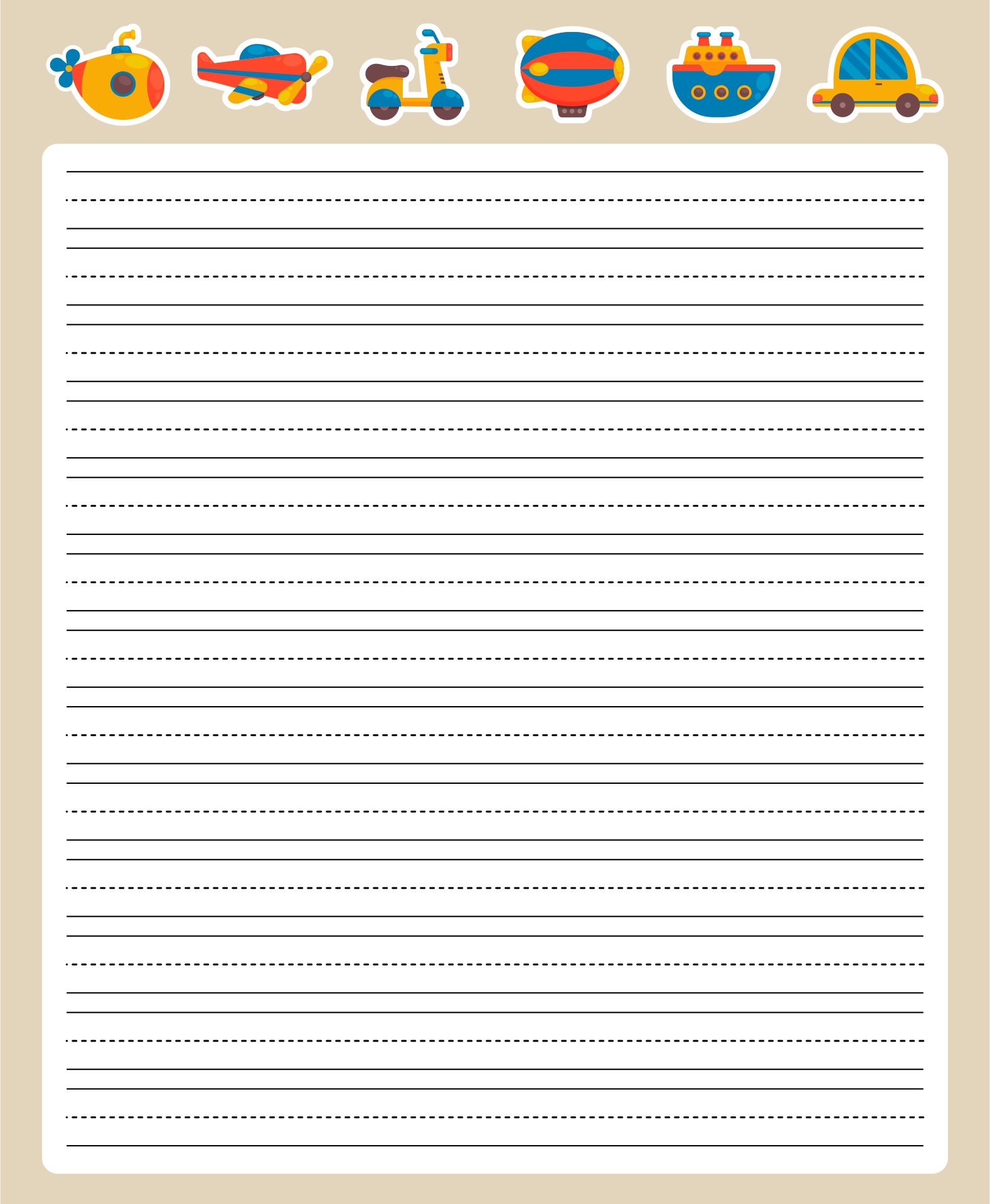Lined Writing Paper Kids 10 Free PDF Printables Printablee Lined Writing Paper Kids 10 Free PDF Printables Printablee