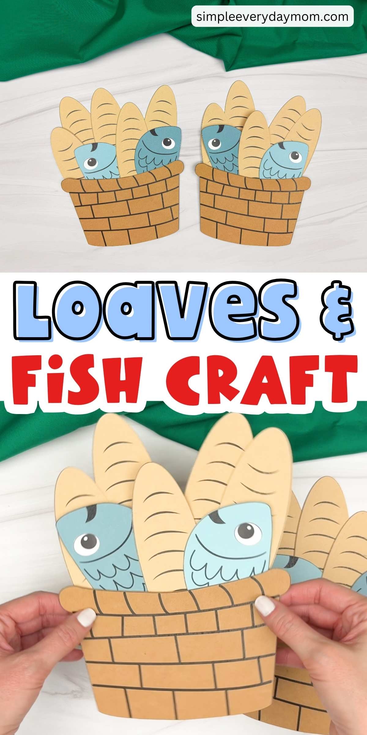 Loaves And Fishes Craft Activity For Kids Free Printable Template Loaves And Fishes Craft Activity For Kids Free Printable Template