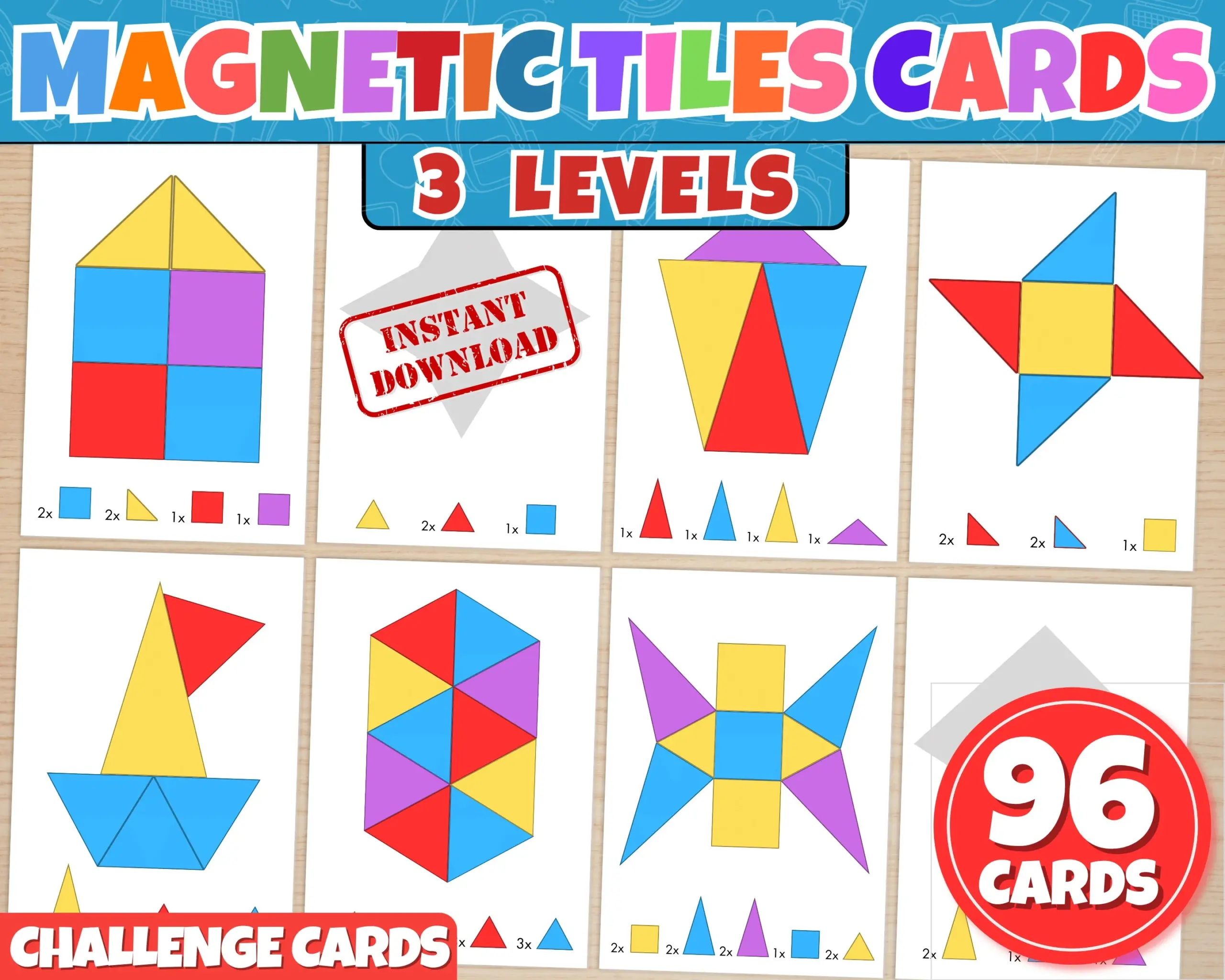 Magnetic Tiles Printable Templates Magnetic Tile Card Puzzles Building Blocks Cards Magnet Tiles Tangram Cards Instant Download Etsy Magnetic Tiles Printable Templates Magnetic Tile Card Puzzles Building Blocks Cards Magnet Tiles Tangram Cards Instant Download Etsy