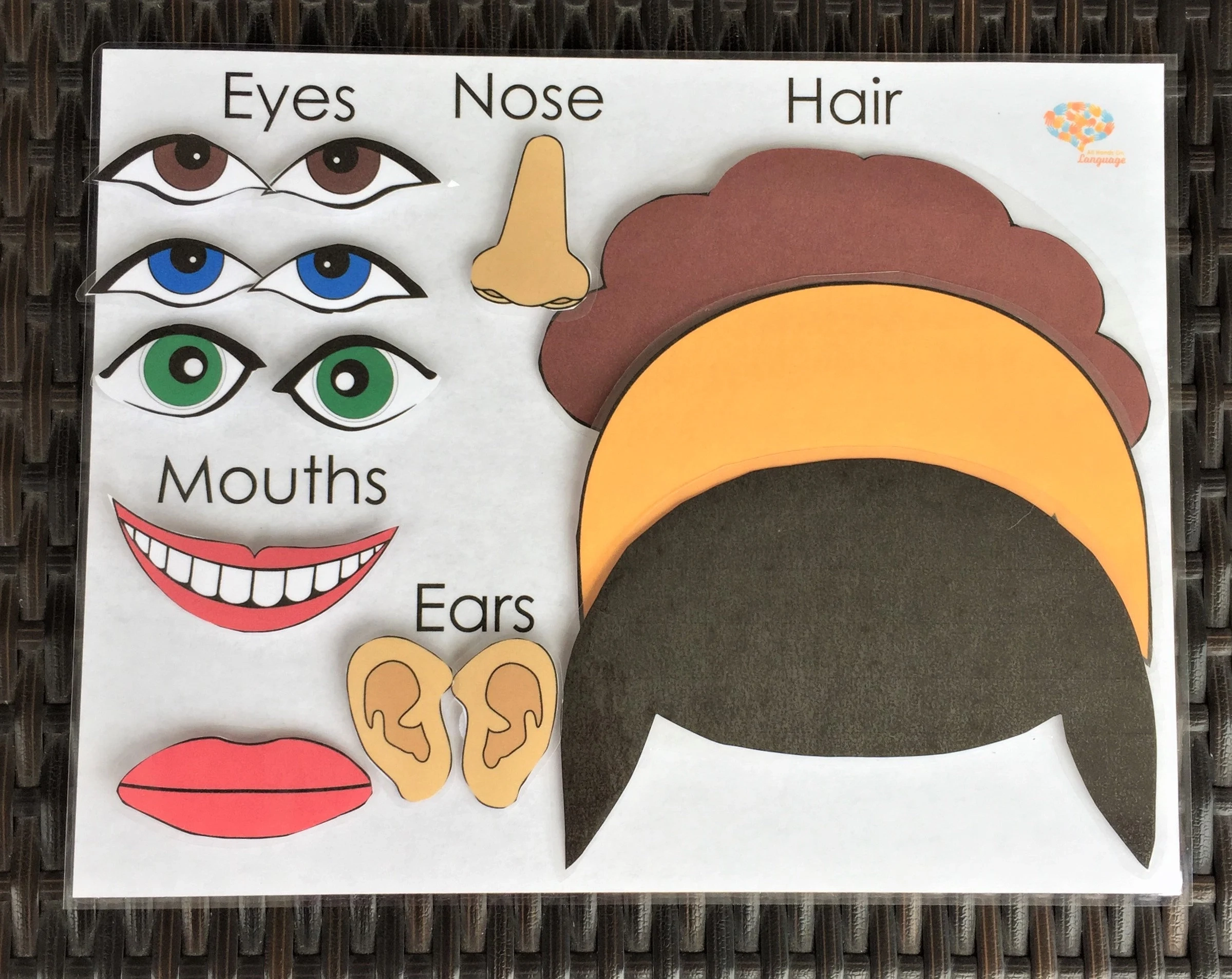 Make A Face Activity Preschool Printable Game PDF Etsy