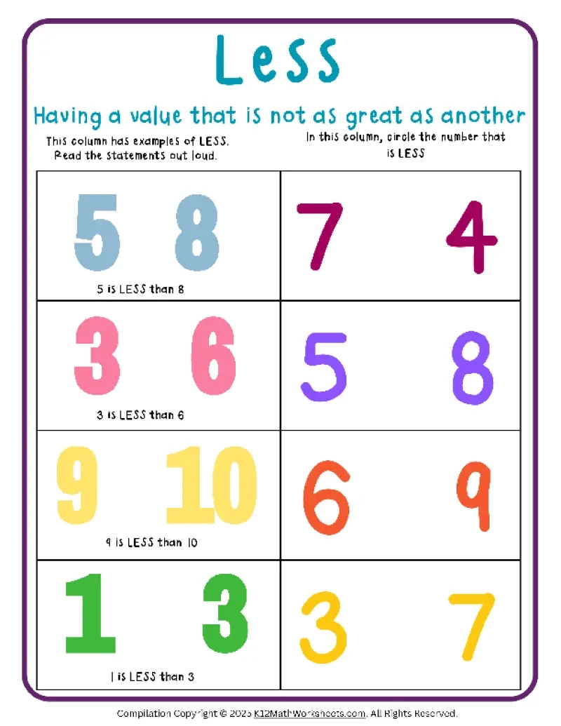 Math Vocabulary Words Worksheets Math Vocabulary Words Worksheets