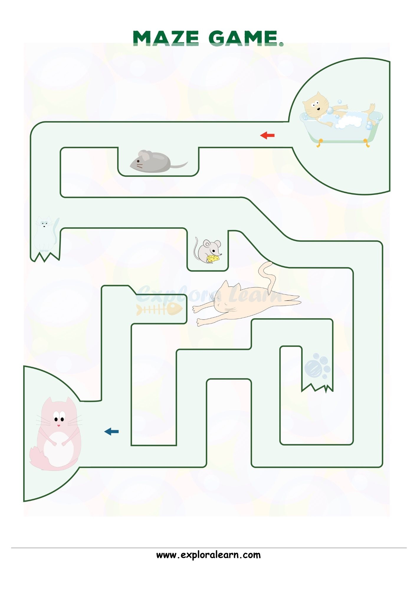 Mazes Worksheets For Preschool And Kindergarten 2 To 6 Years Kids Mazes Worksheets For Preschool And Kindergarten 2 To 6 Years Kids
