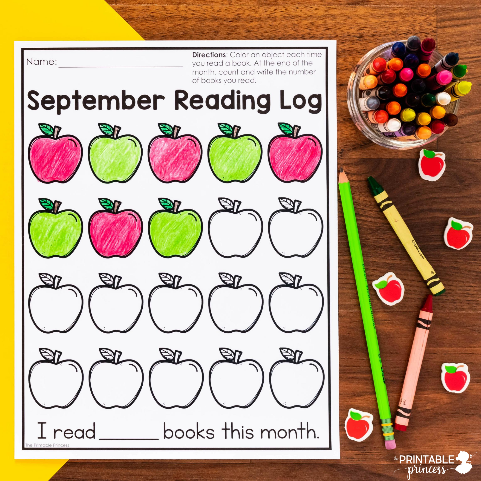 Monthly Reading Logs For Kindergarten The Printable Princess Monthly Reading Logs For Kindergarten The Printable Princess