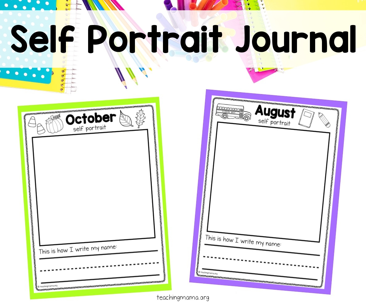 Monthly Self Portrait Journal Free Printable Teaching Mama Monthly Self Portrait Journal Free Printable Teaching Mama