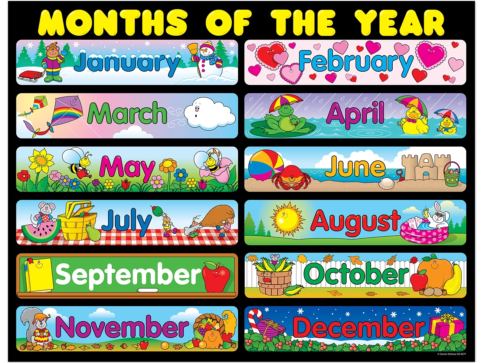 Months Of The Year Poster At Lakeshore Learning Months Of The Year Poster At Lakeshore Learning