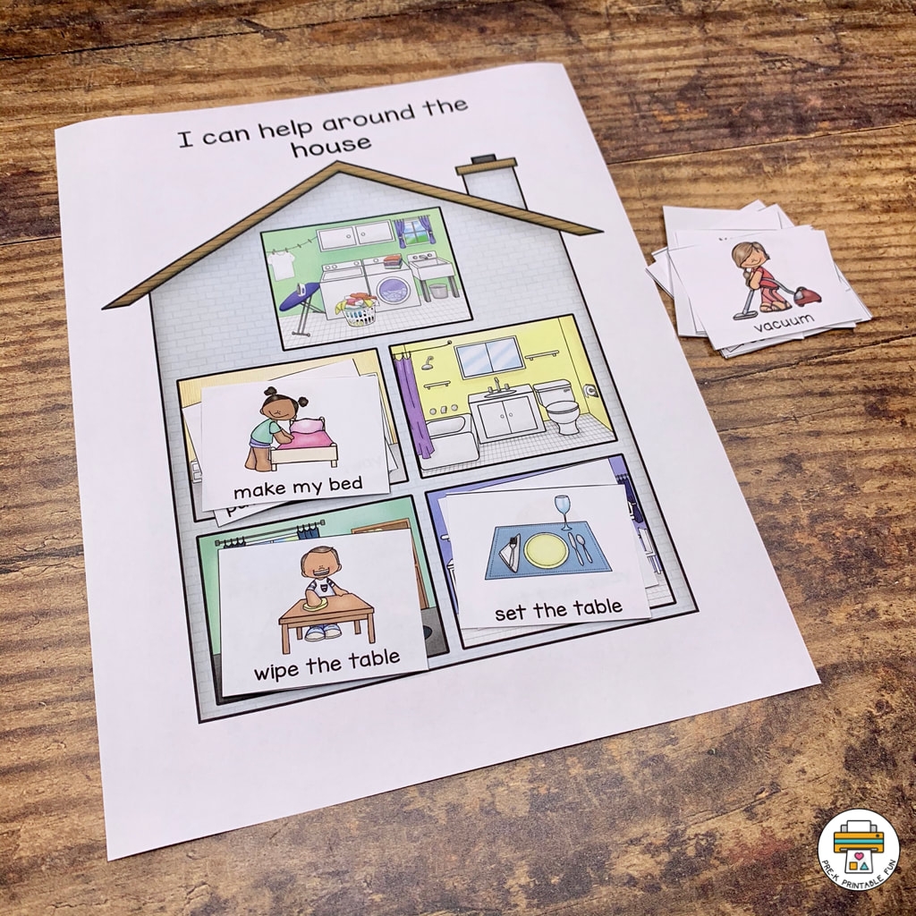 My Family And Home Preschool Activities