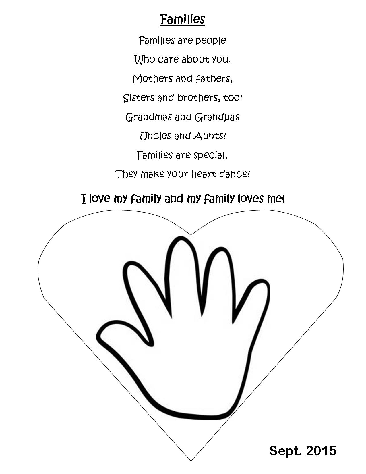 My Family Crafts For Preschoolers My Family Crafts For Preschoolers