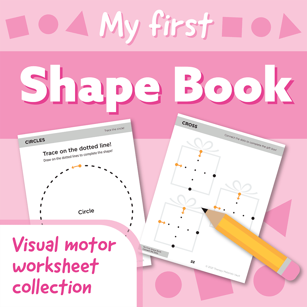 My First Shape Book Visual Motor Worksheet Collection TMV My First Shape Book Visual Motor Worksheet Collection TMV