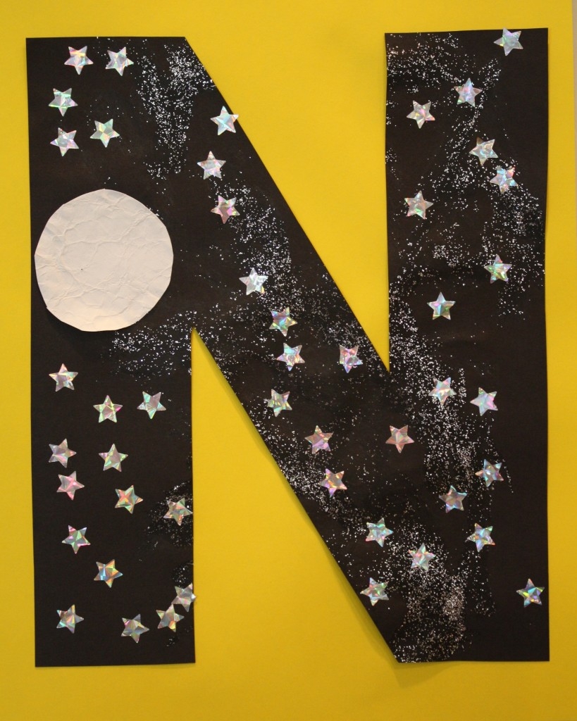 N Is For Night Sky Letter Recognition Activities
