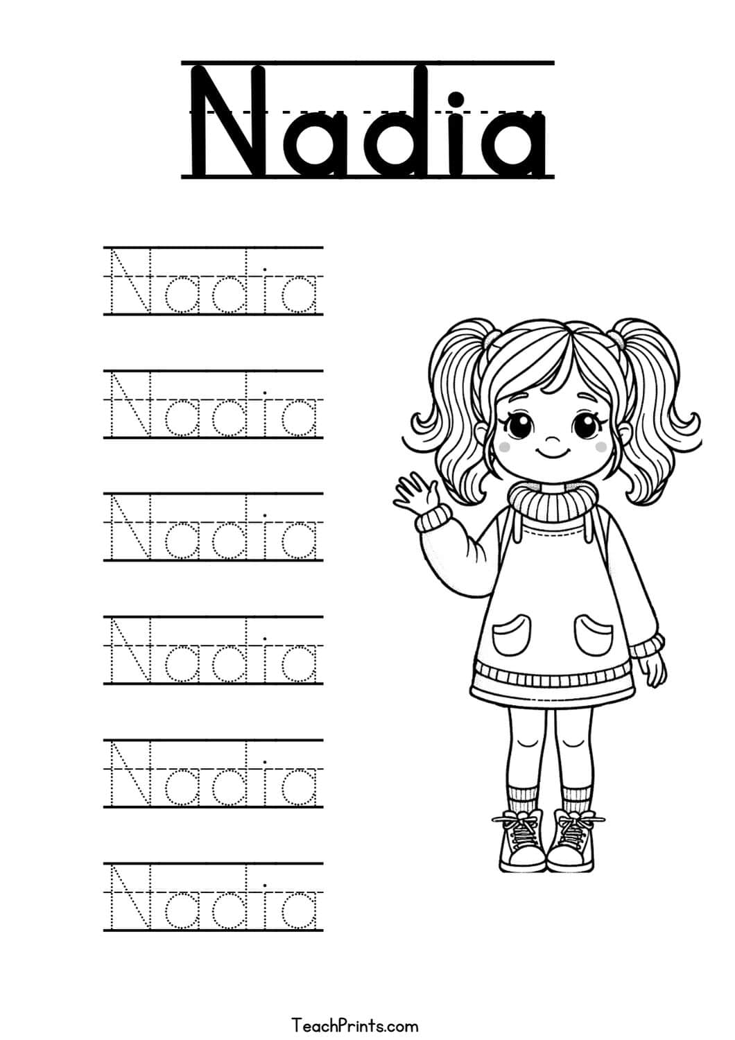 N Name Tracing Worksheets 26 Names Free Printable Teach Prints N Name Tracing Worksheets 26 Names Free Printable Teach Prints