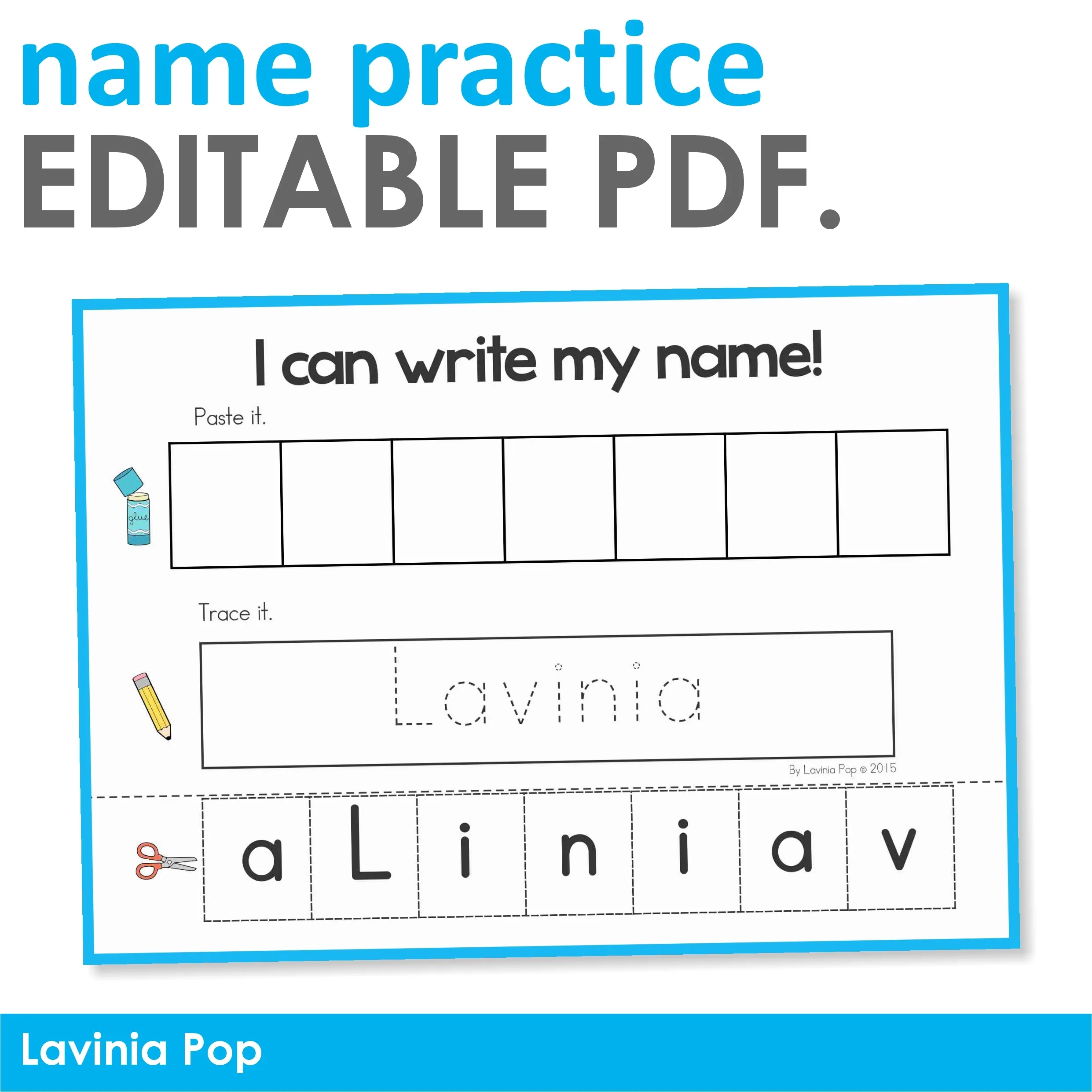 Name Practice Editable PDF Name Practice Editable PDF