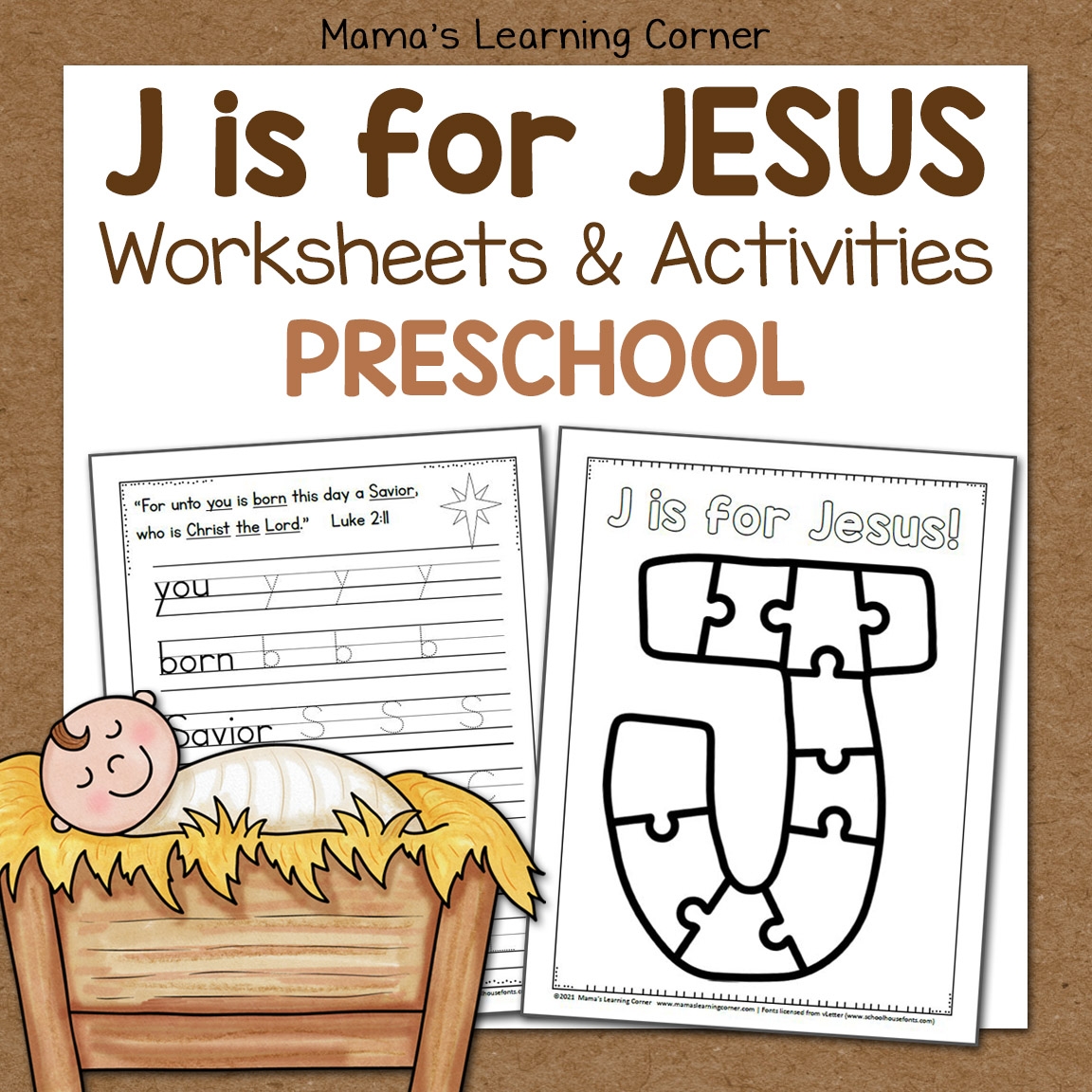 Nativity Worksheets For Preschool Printable Packet Mamas Learning Corner Nativity Worksheets For Preschool Printable Packet Mamas Learning Corner
