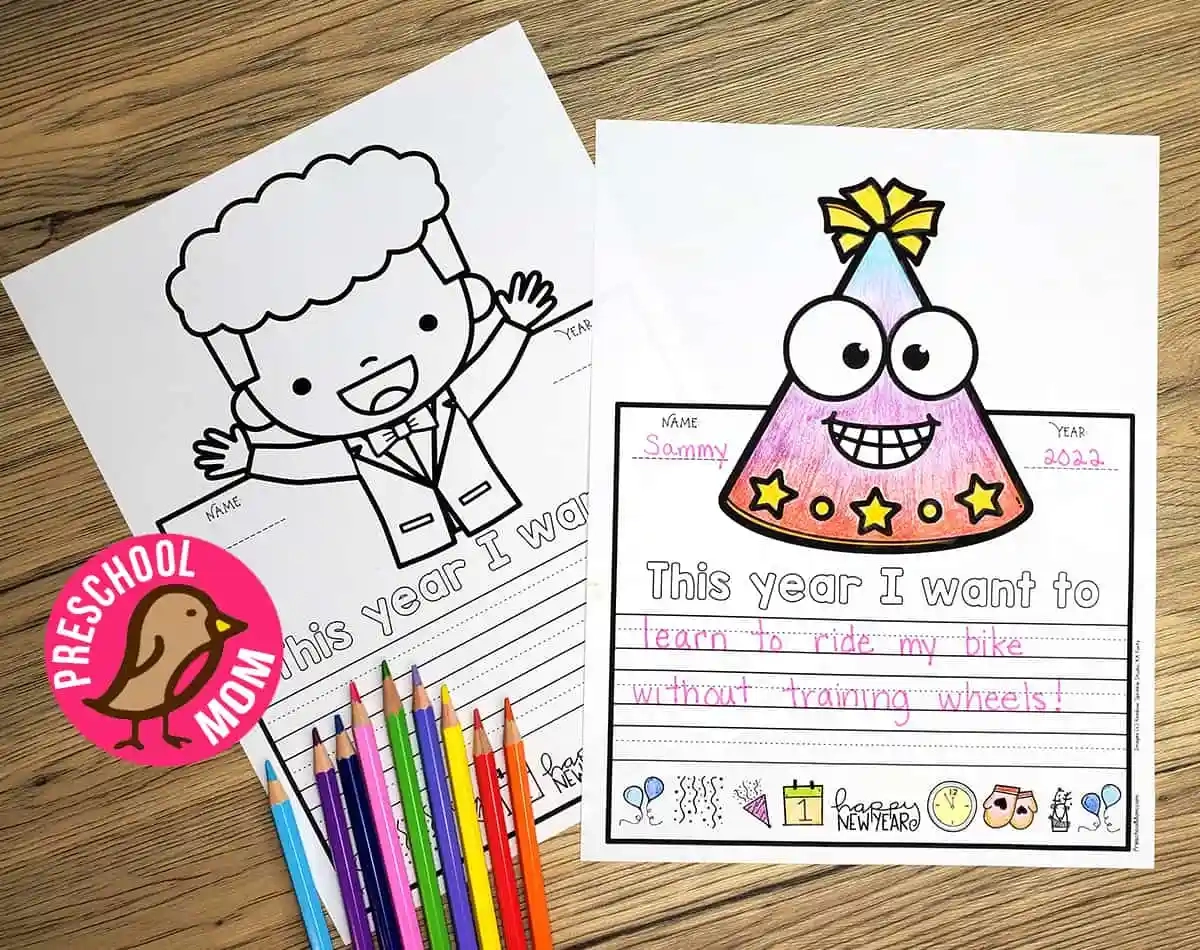 New Year Preschool Worksheets Preschool Mom