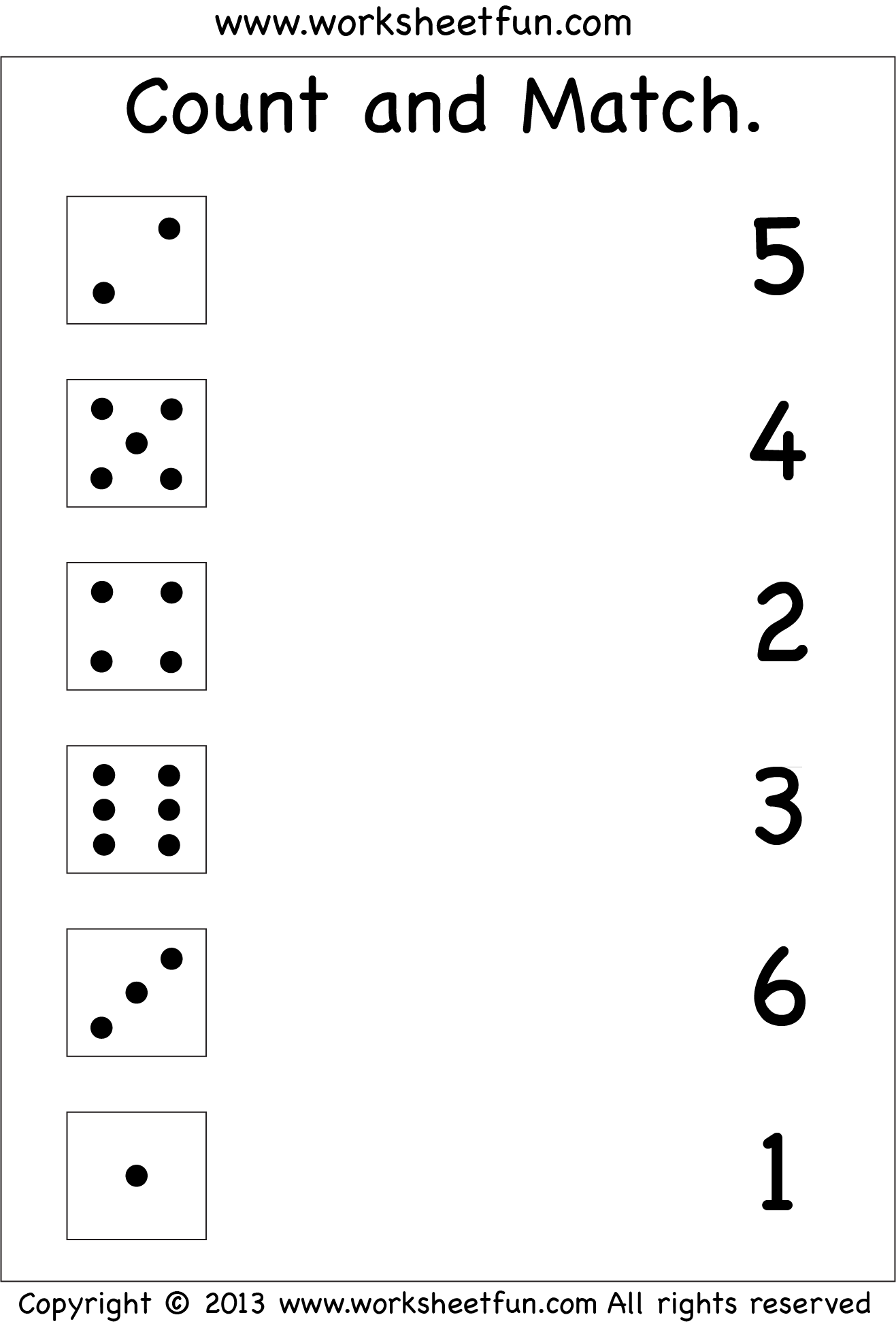 Numbers Count And Match FREE Printable Worksheets Worksheets Library Numbers Count And Match FREE Printable Worksheets Worksheets Library