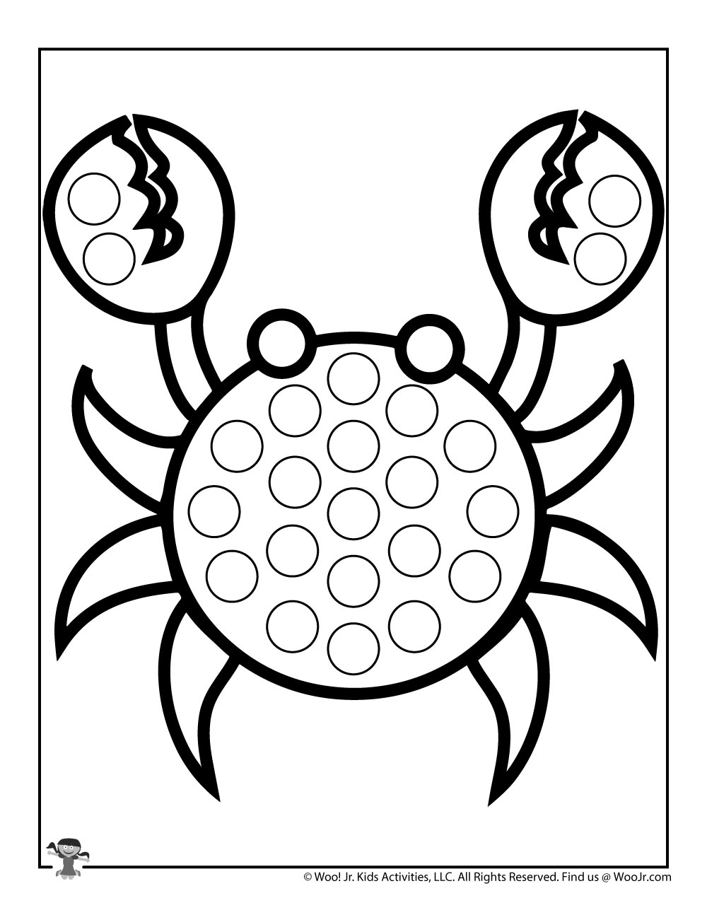 Ocean Dot Coloring Pages Woo Jr Kids Activities Children s Publishing