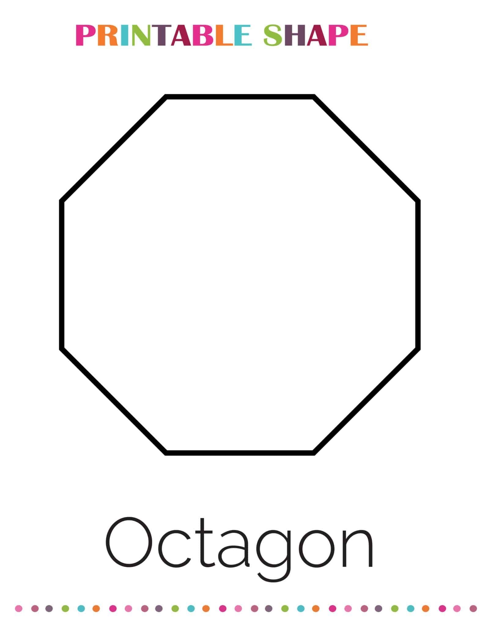 Octagon Crafts For Preschool