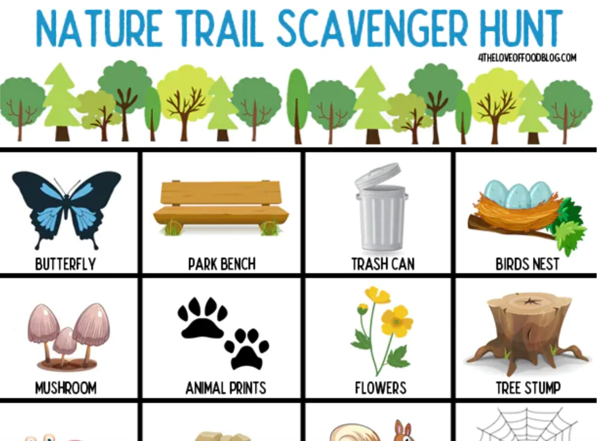 Outdoor Nature Scavenger Hunt Printables Ideas For Kids