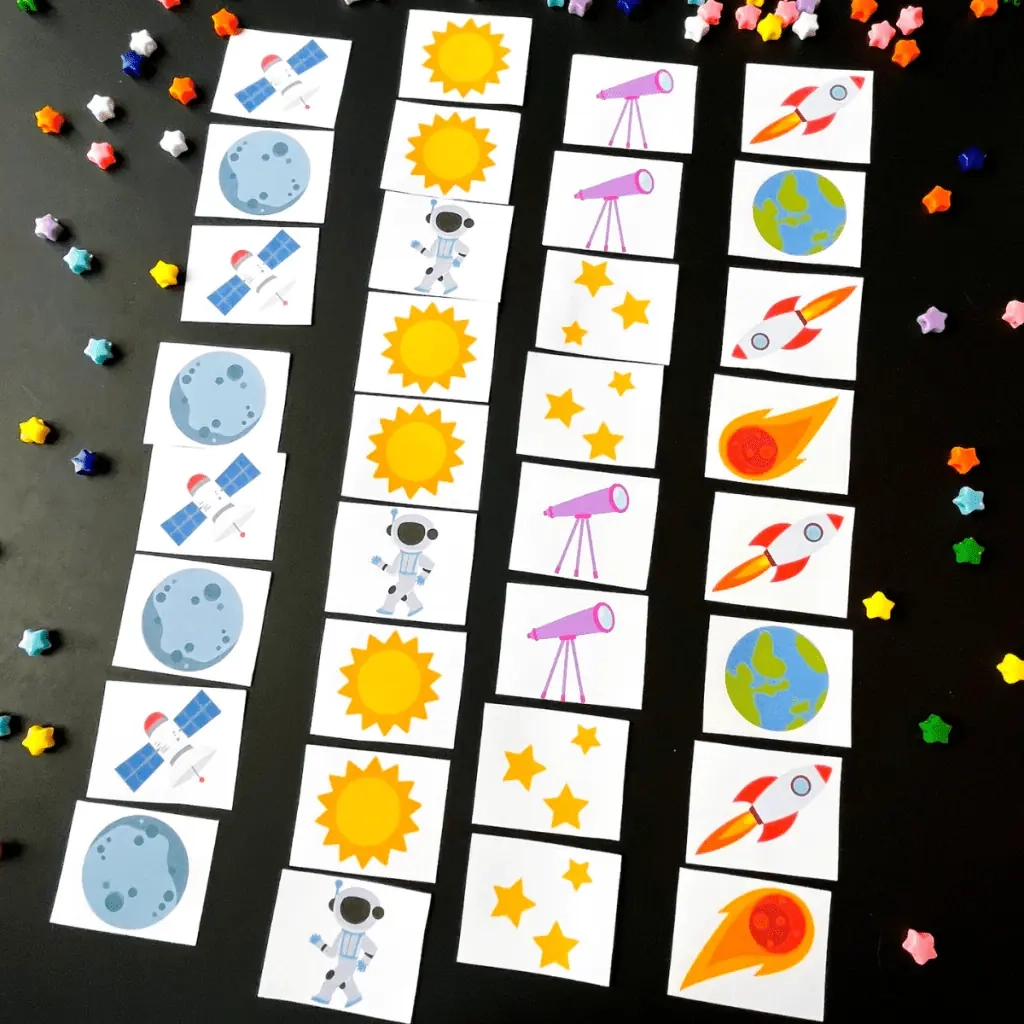Outer Space Preschool Pattern Sort Activity FREE Printable Friends Art Lab Outer Space Preschool Pattern Sort Activity FREE Printable Friends Art Lab