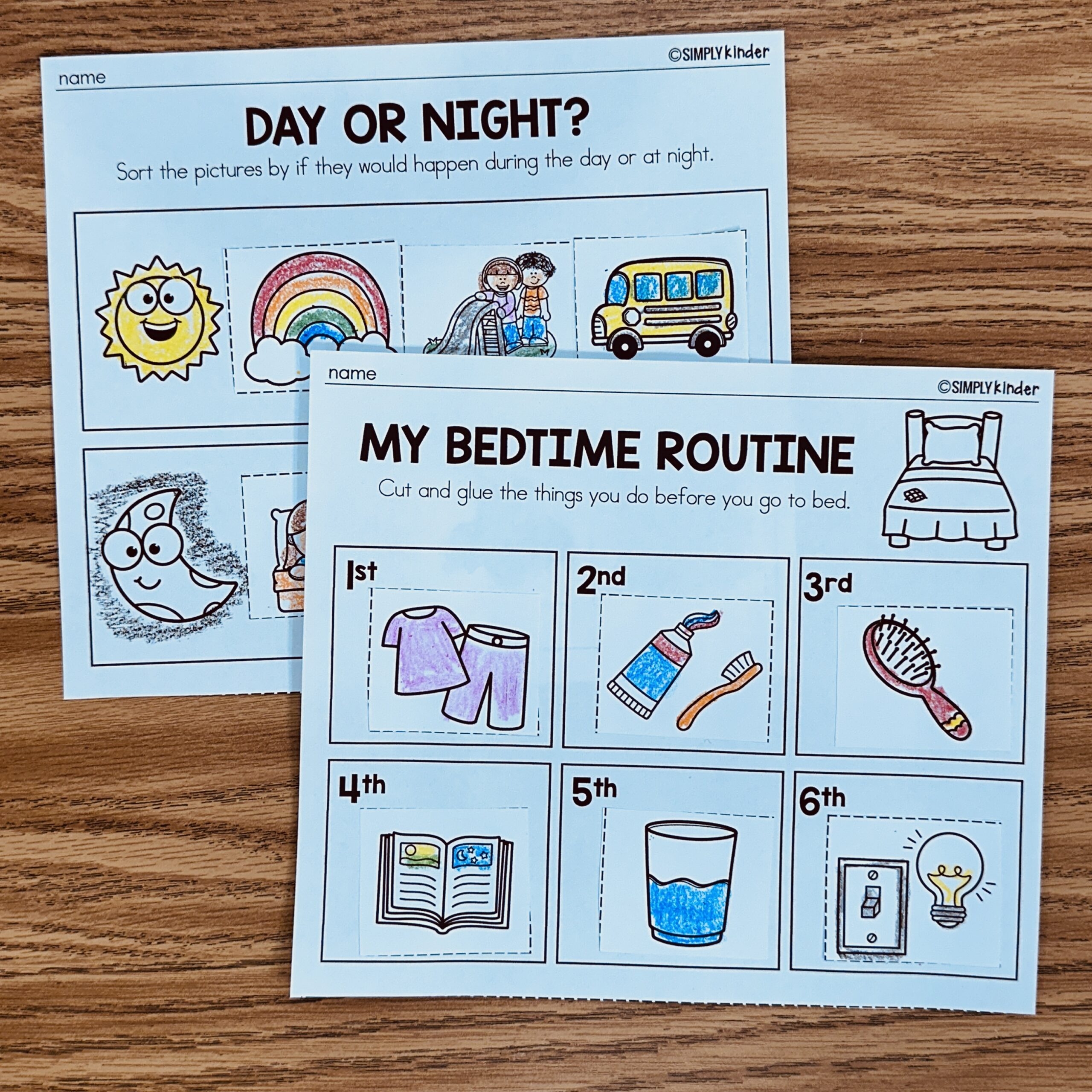 Pajama Day Winter Theme Printables Simply Kinder Printable Membership