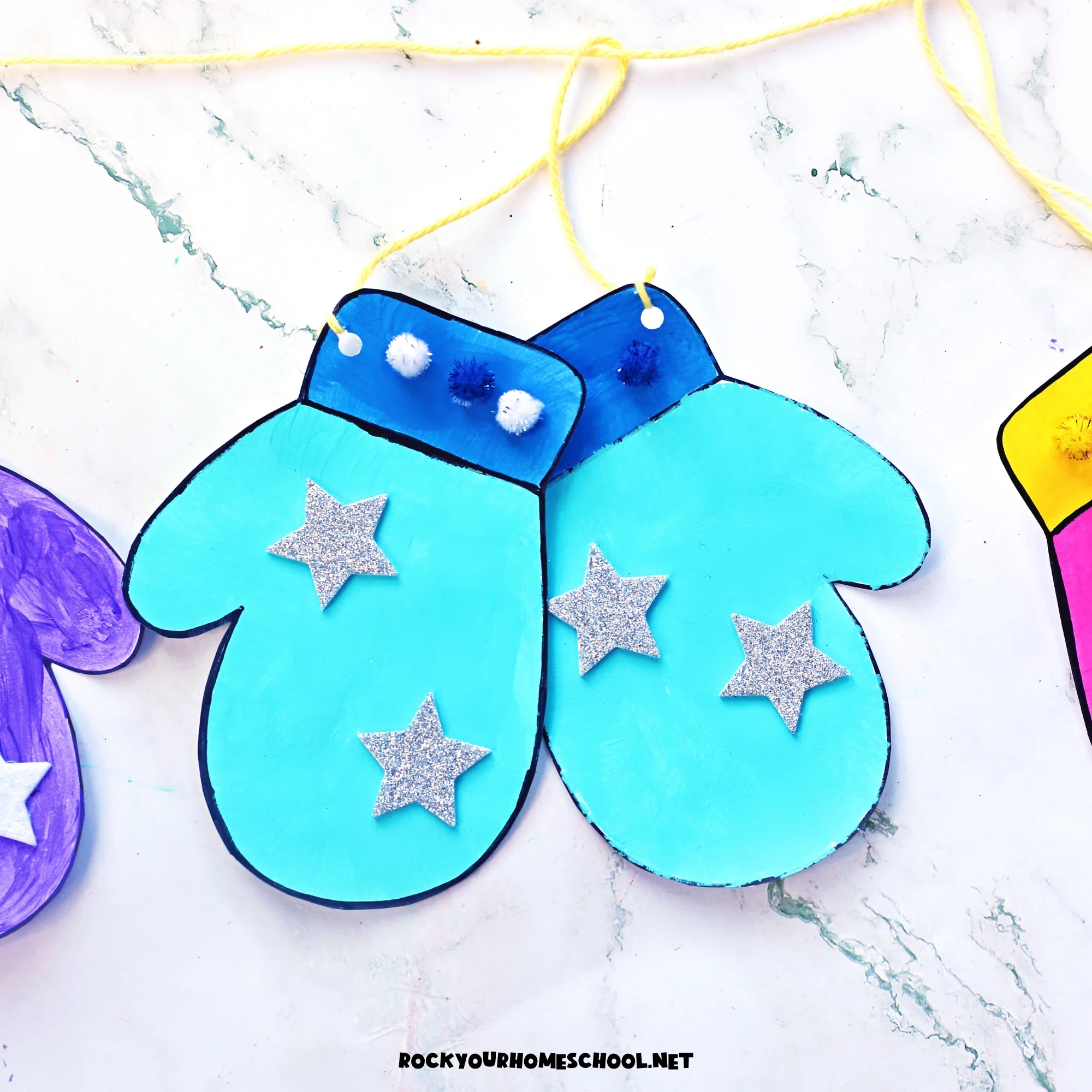 Paper Mittens Craft For Kids To Have Winter Fun Free Template Rock Your Homeschool