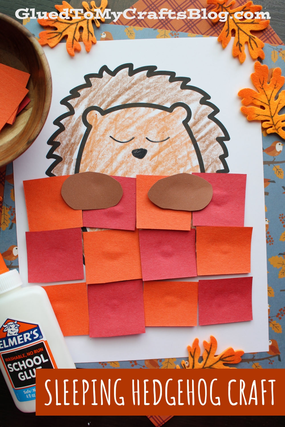 Paper Sleeping Hedgehog Craft Idea For Kids Paper Sleeping Hedgehog Craft Idea For Kids