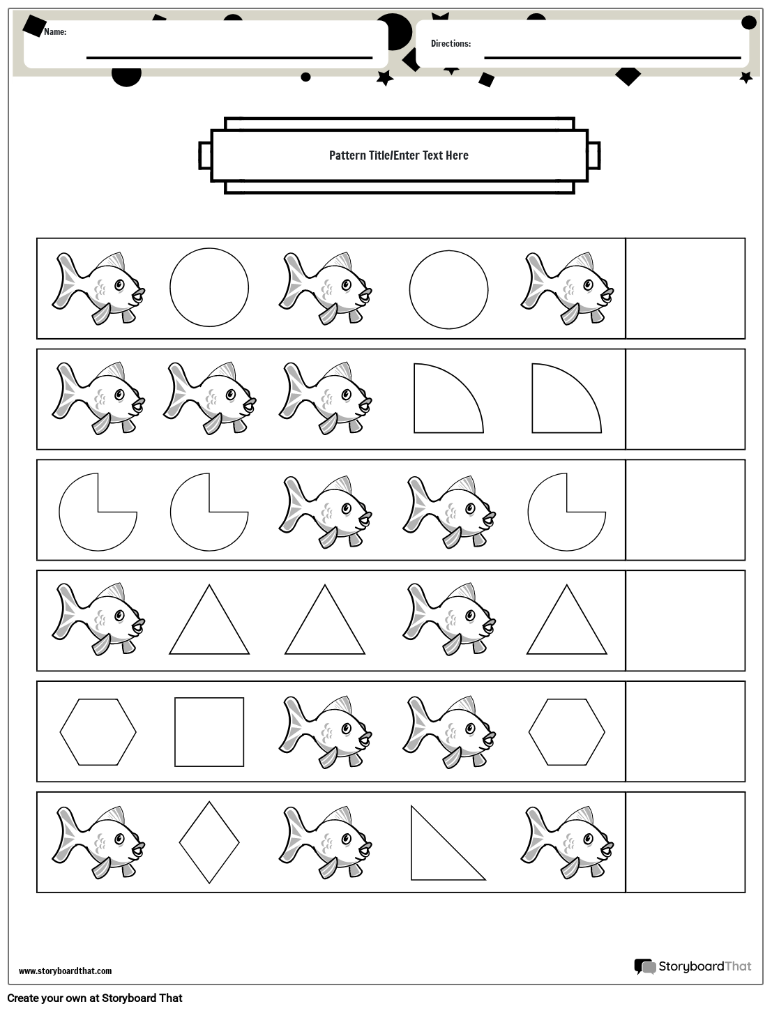Pattern Worksheets For K 5 Free Printable Templates Pattern Worksheets For K 5 Free Printable Templates