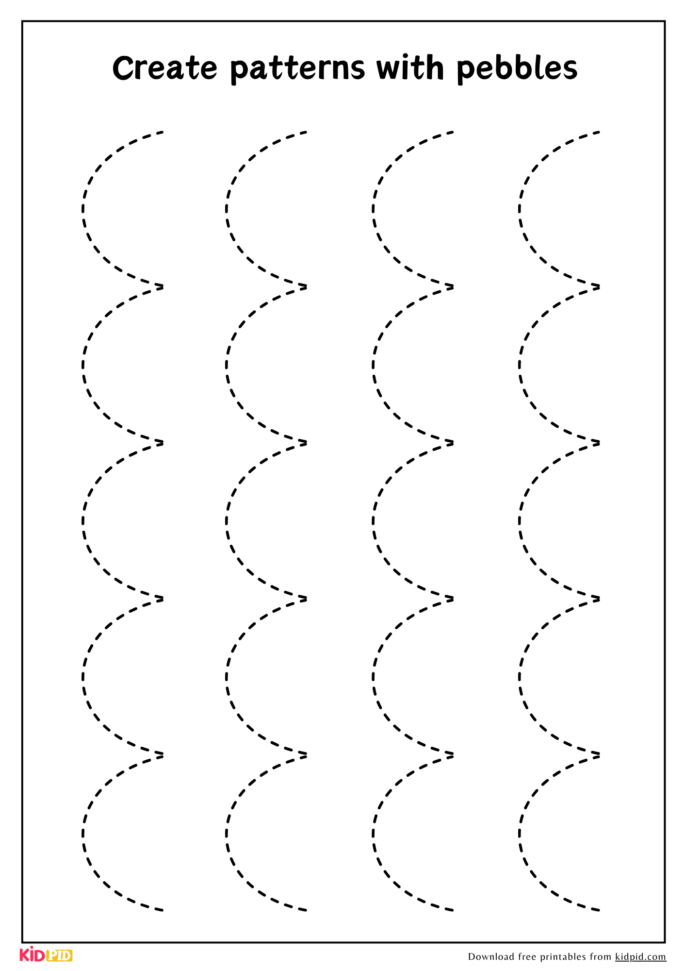 Pebble Pattern Printable Activities Kidpid Pebble Pattern Printable Activities Kidpid