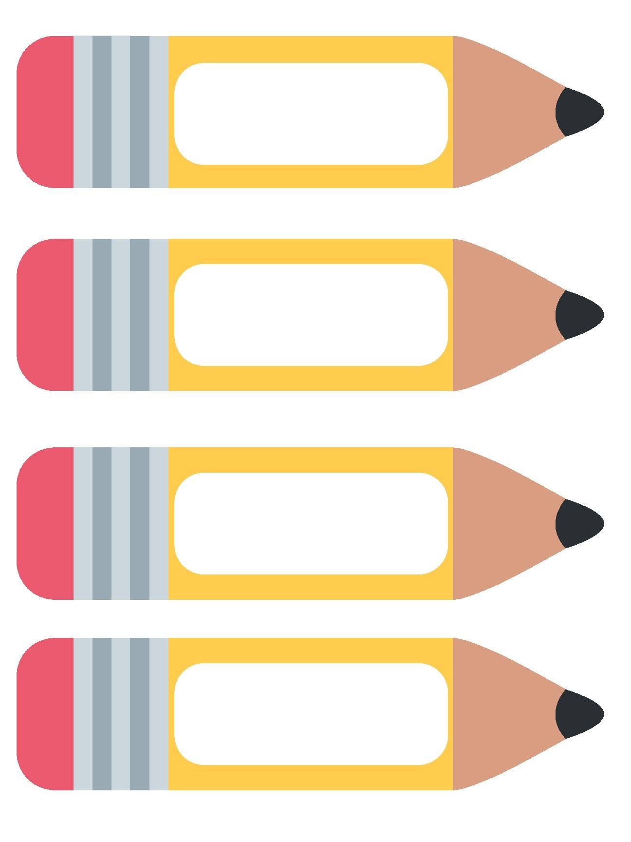 Pencil Name Tags Printable By MsGinasMaterials TPT Pencil Name Tags Printable By MsGinasMaterials TPT