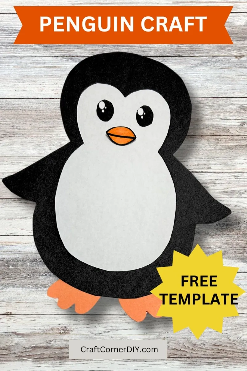 Penguin Craft For Kids Free Printable Craft Corner DIY