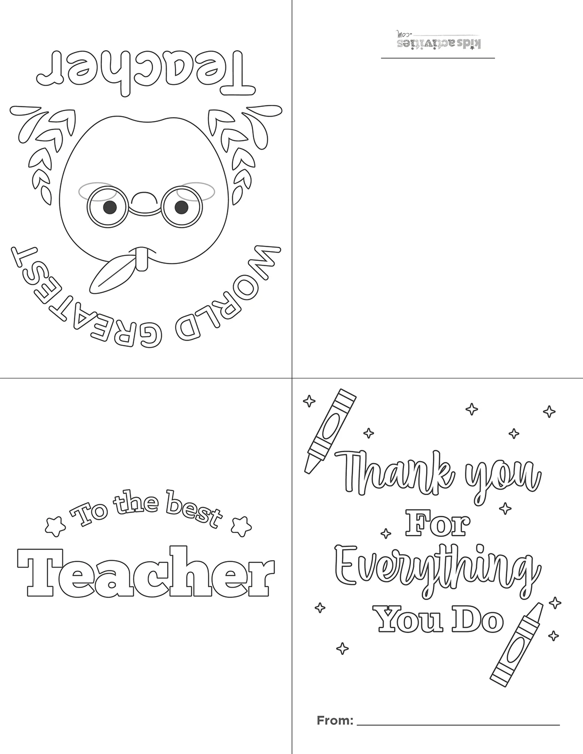 Perfect Printable Thank You Cards For Teachers Kids Activities Blog Perfect Printable Thank You Cards For Teachers Kids Activities Blog