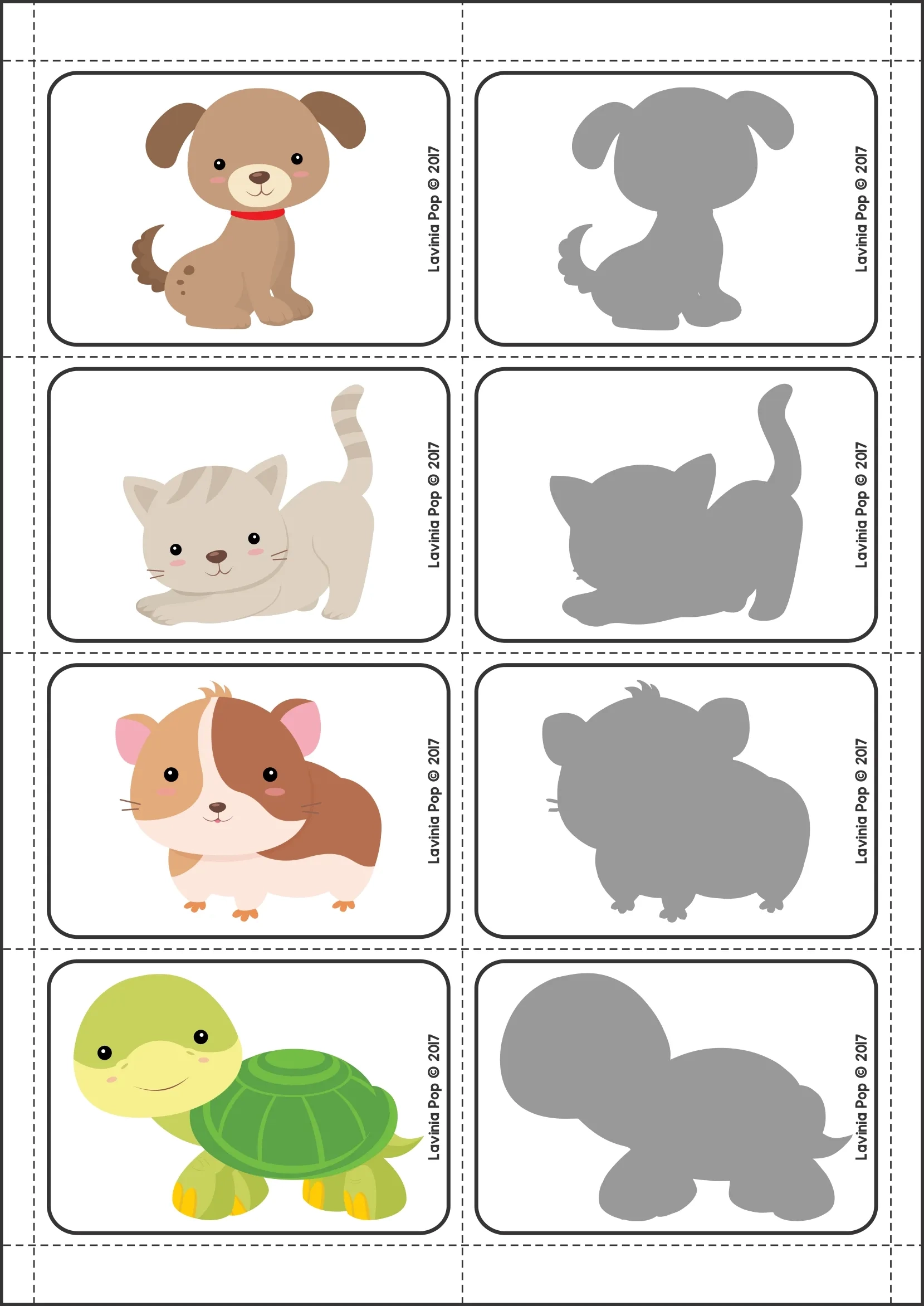 Pet Preschool Printable Activities