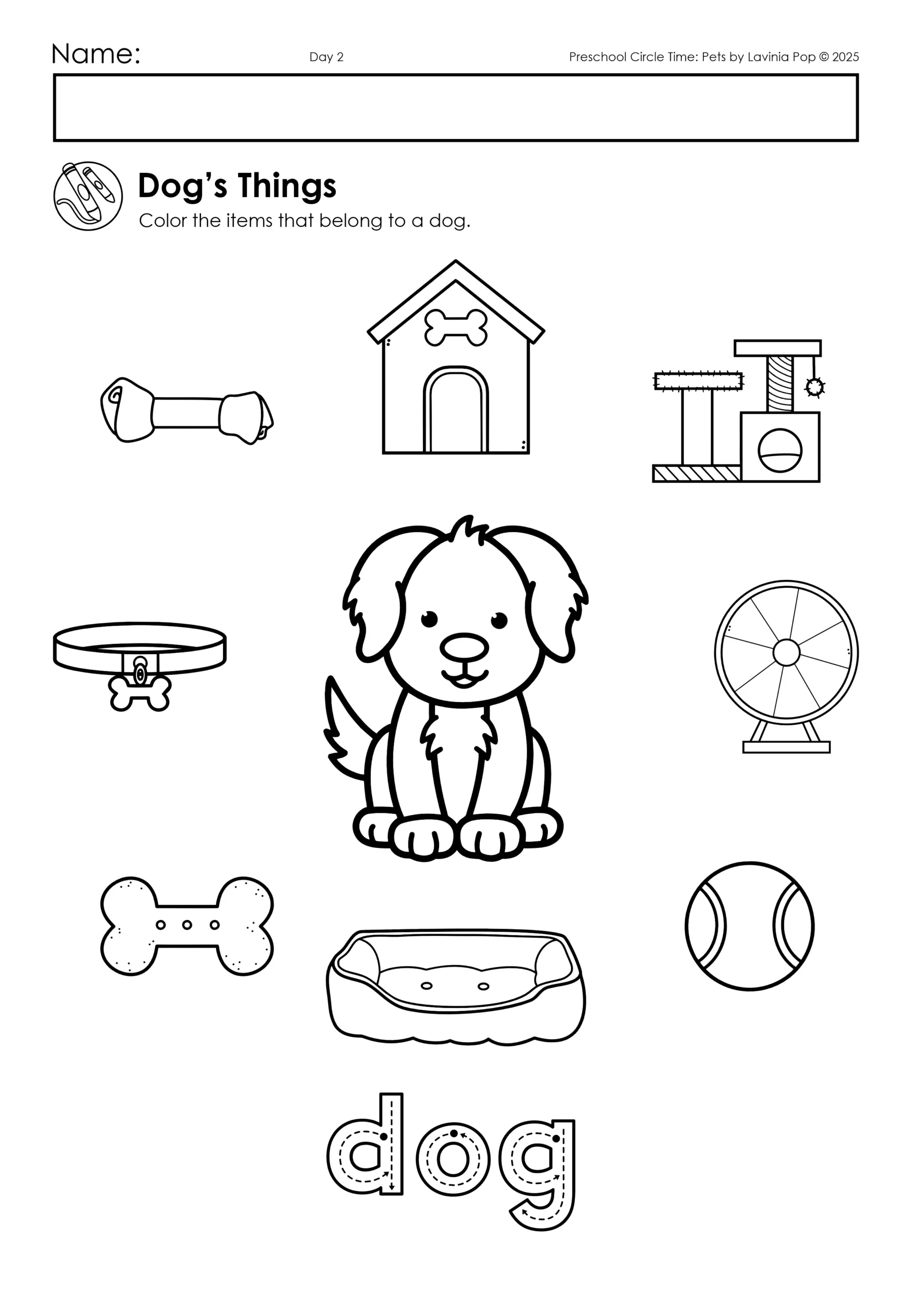 Pets Preschool Circle Time Plan Pets Preschool Circle Time Plan