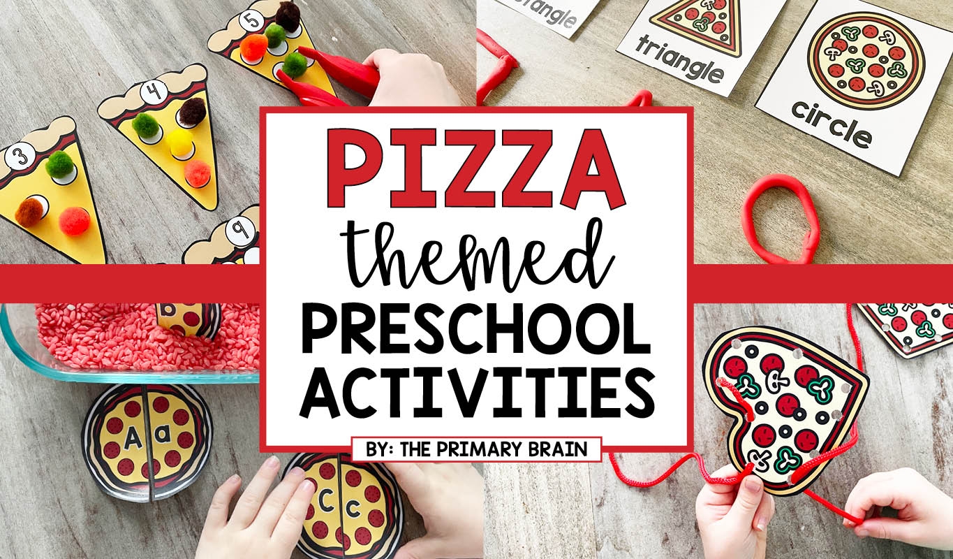 Pizza Themed Activities For Preschoolers The Primary Brain