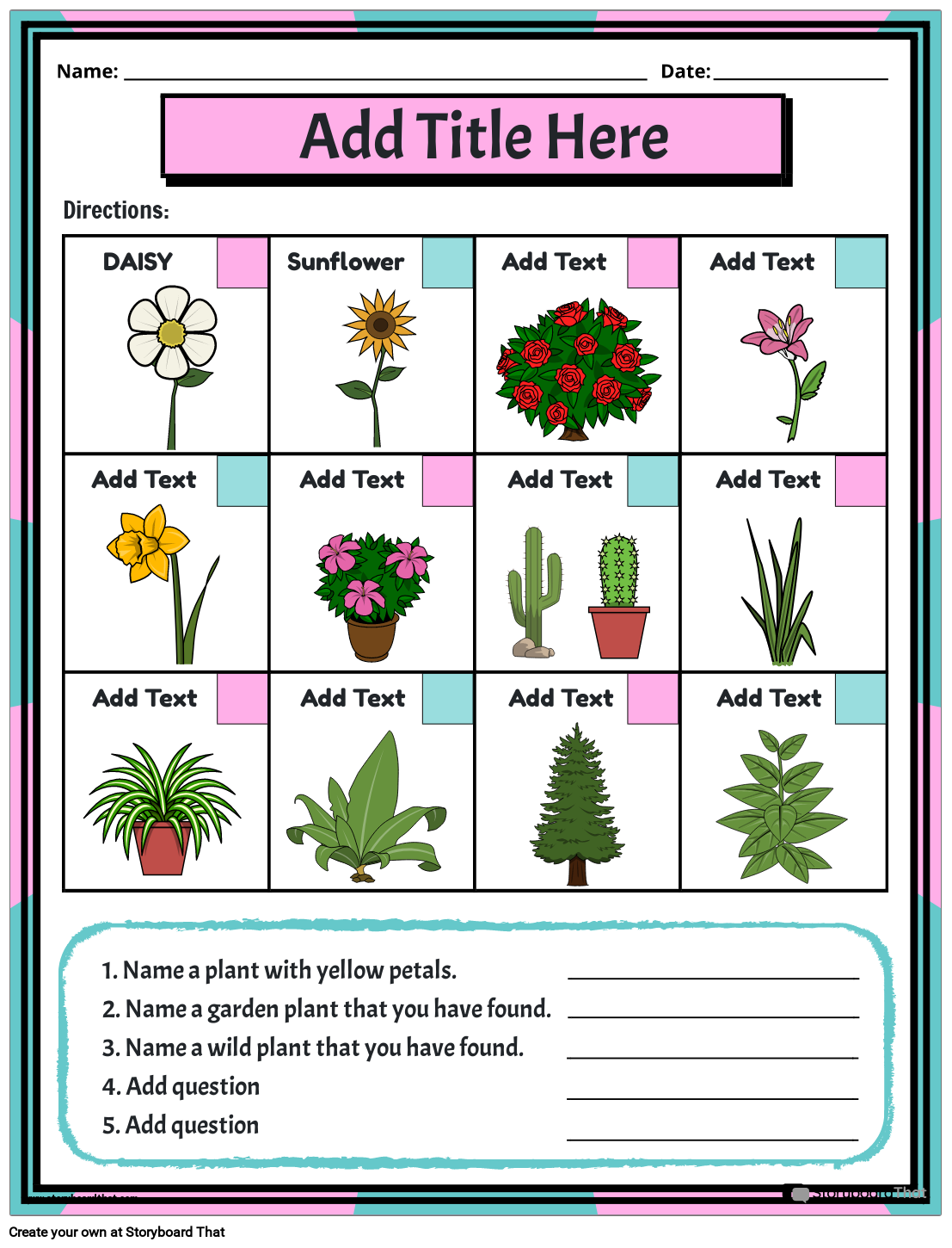Plant Worksheets Free Printable Science Activities