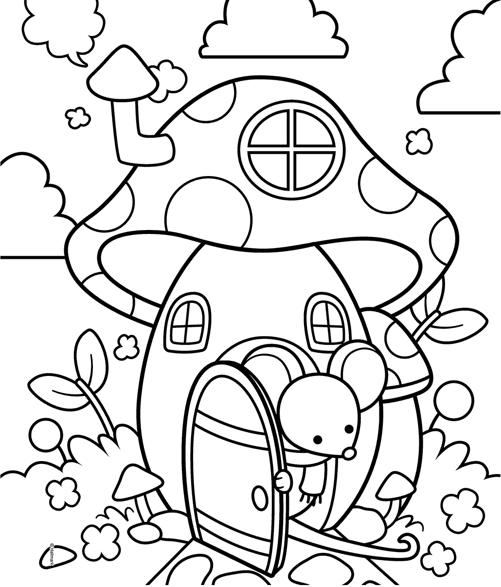 Plants And Animals Free Coloring Pages