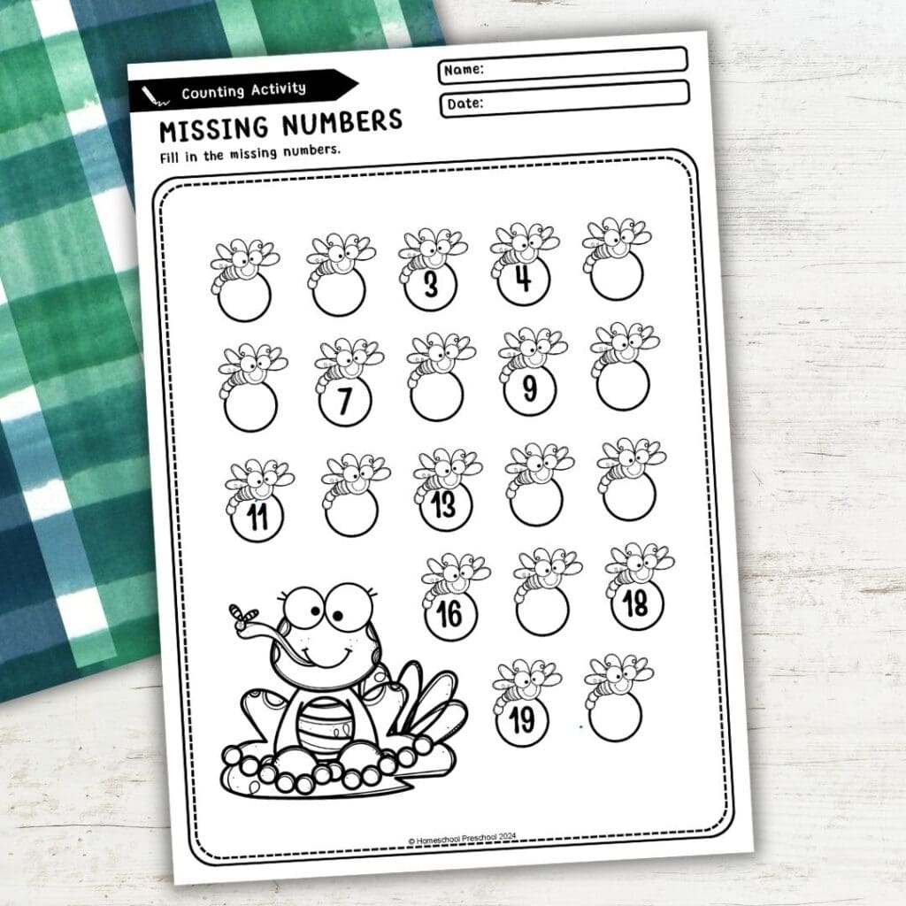Pond Life Preschool Printables For Fun And Learning