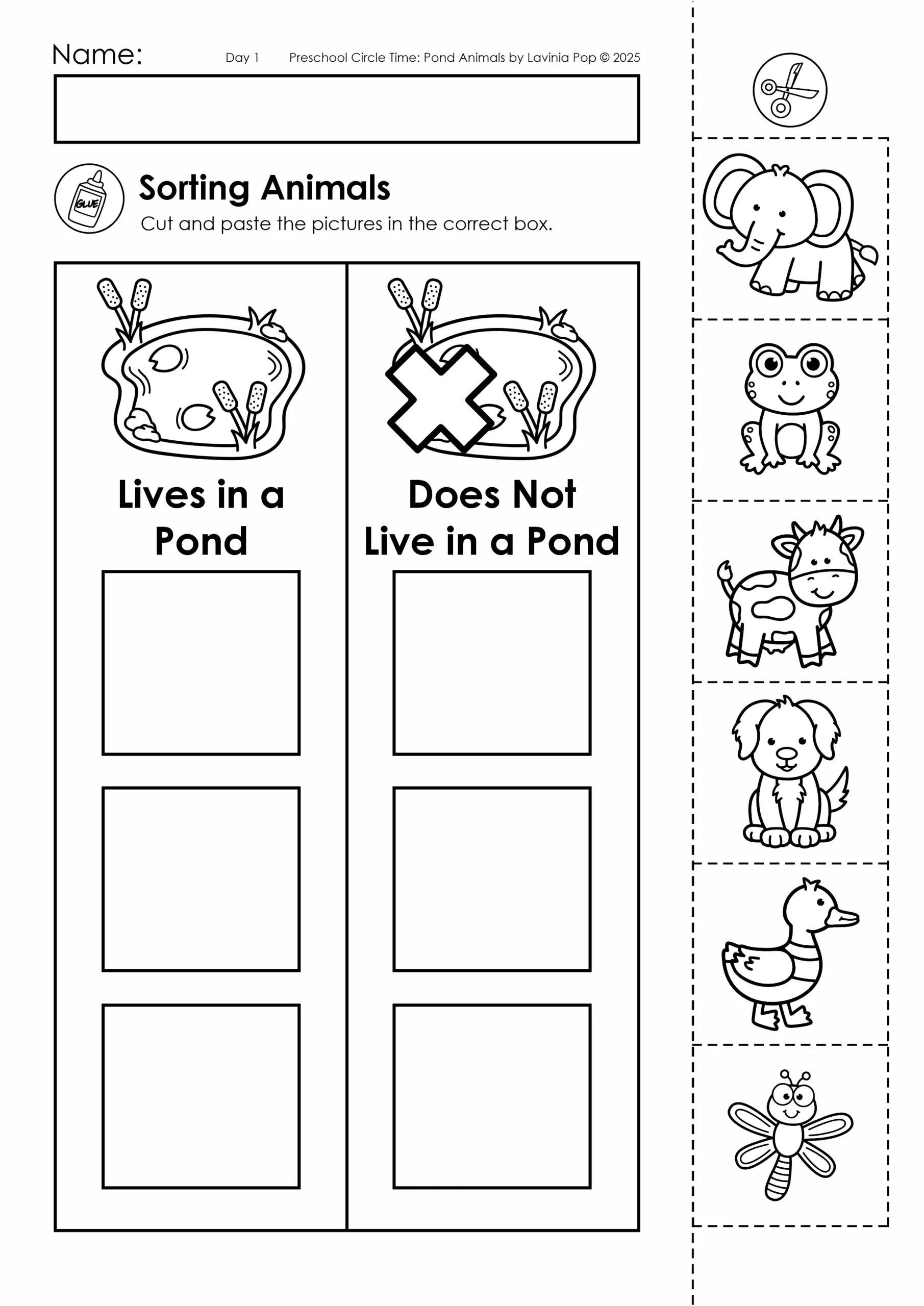Pond Preschool Preschool Circle Time Plan Activities